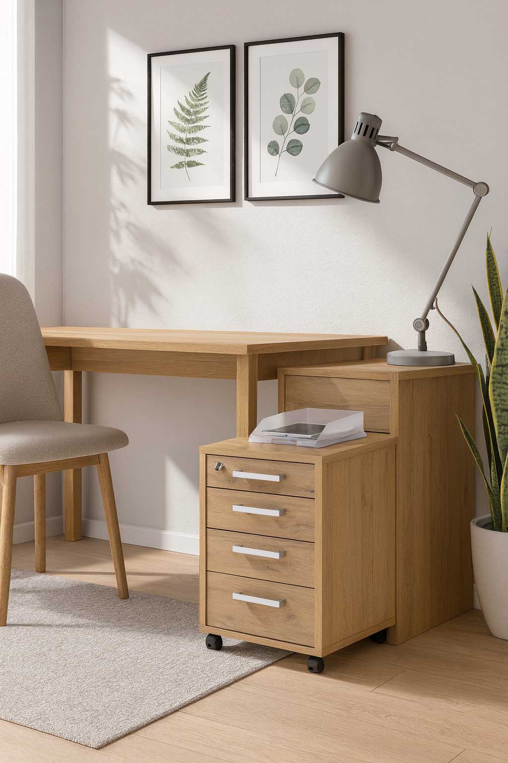 Caisson à tiroirs Gabi - chêne vieilli - Image 2