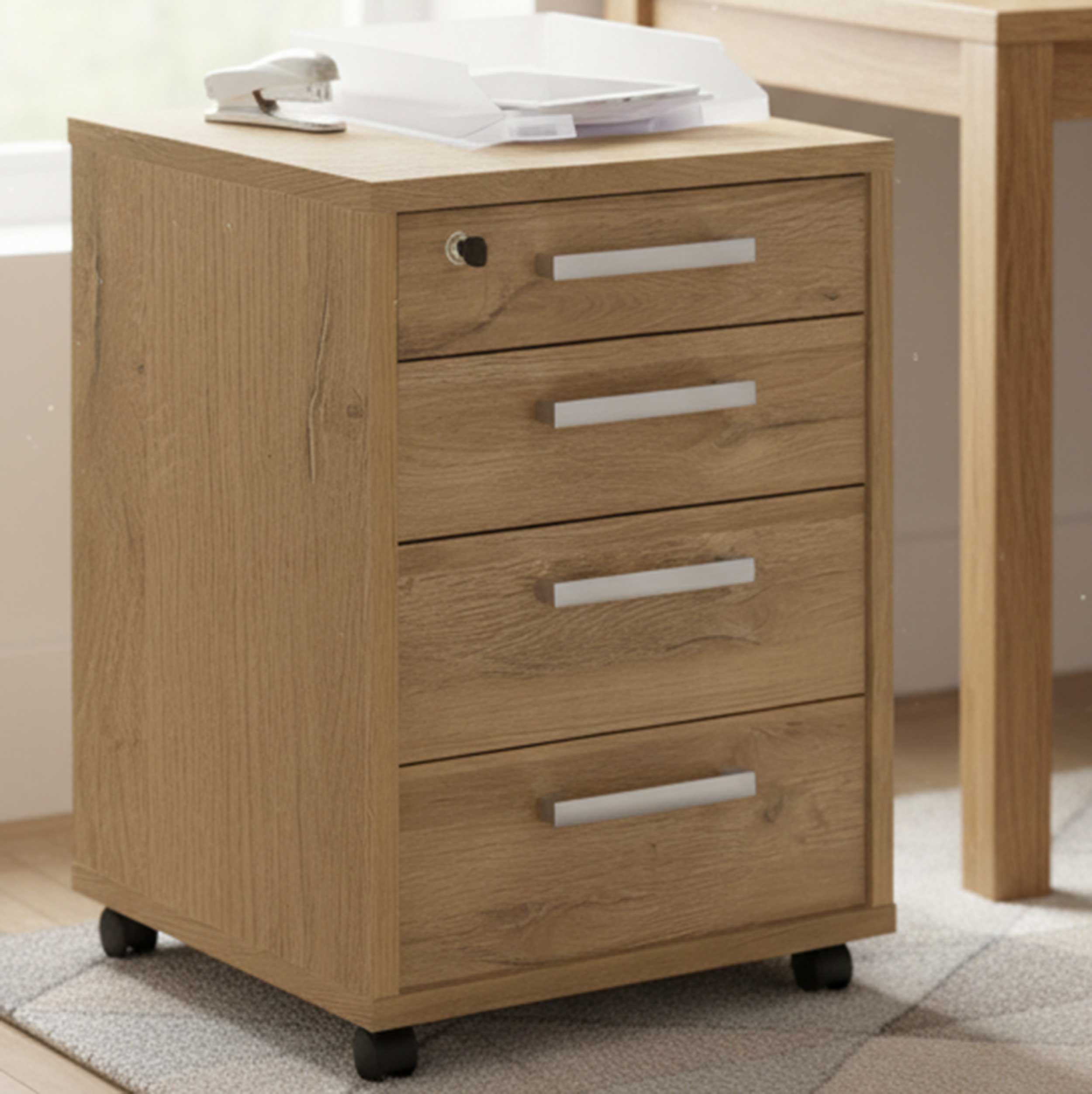 Caisson à tiroirs Gabi - chêne vieilli