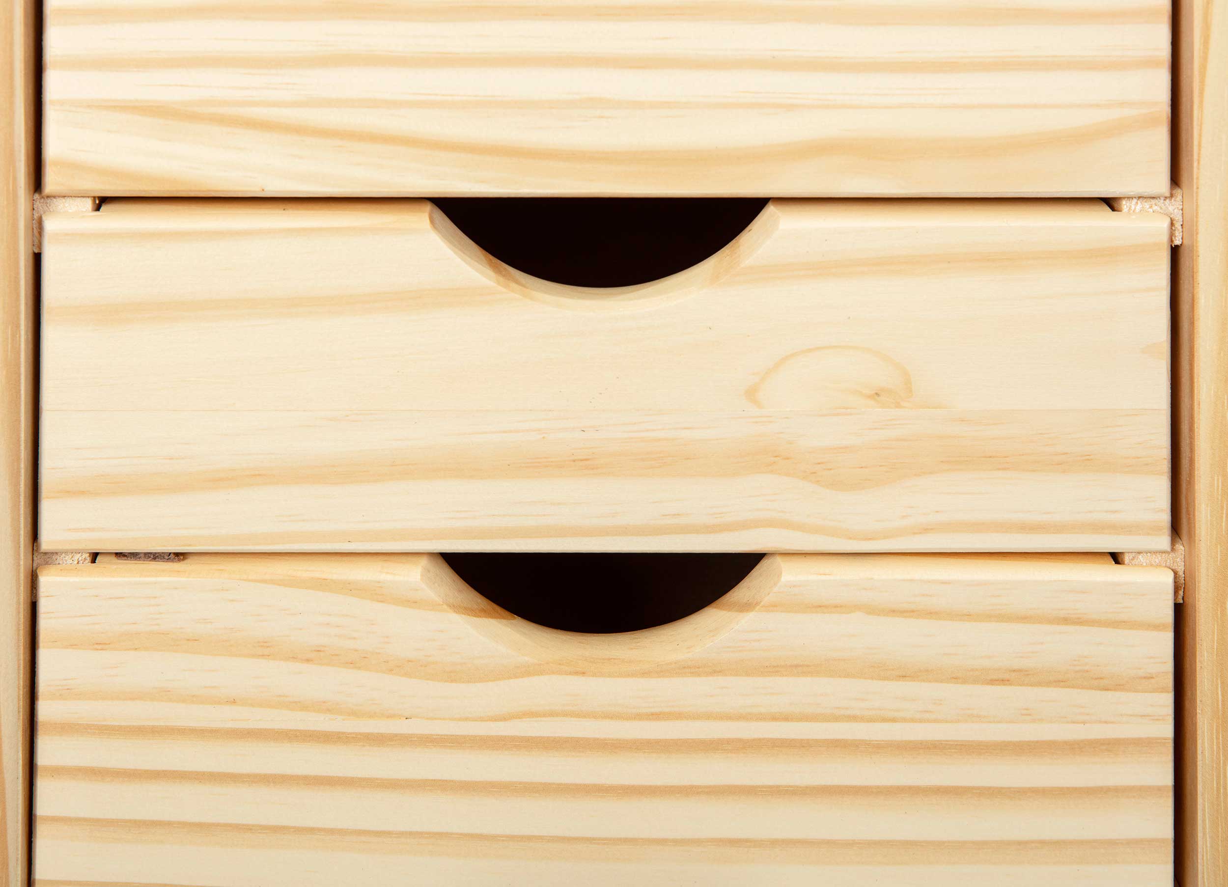 Caisson à tiroirs Lena bois avec roulettes - pin - Image 9