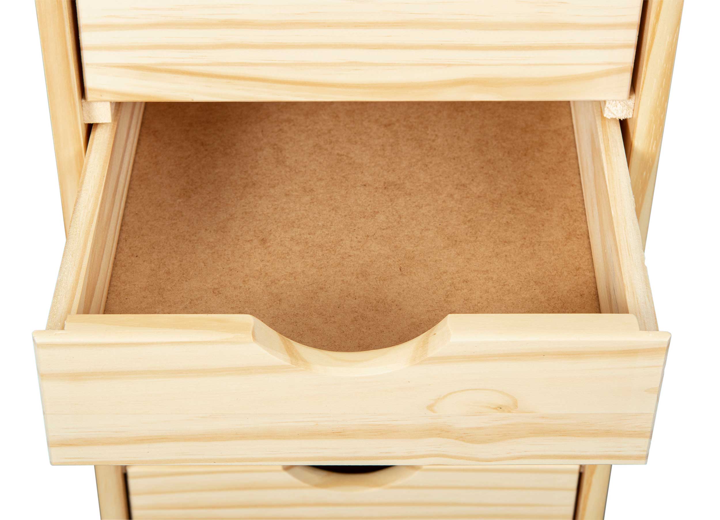 Caisson à tiroirs Lena bois avec roulettes - pin - Image 10