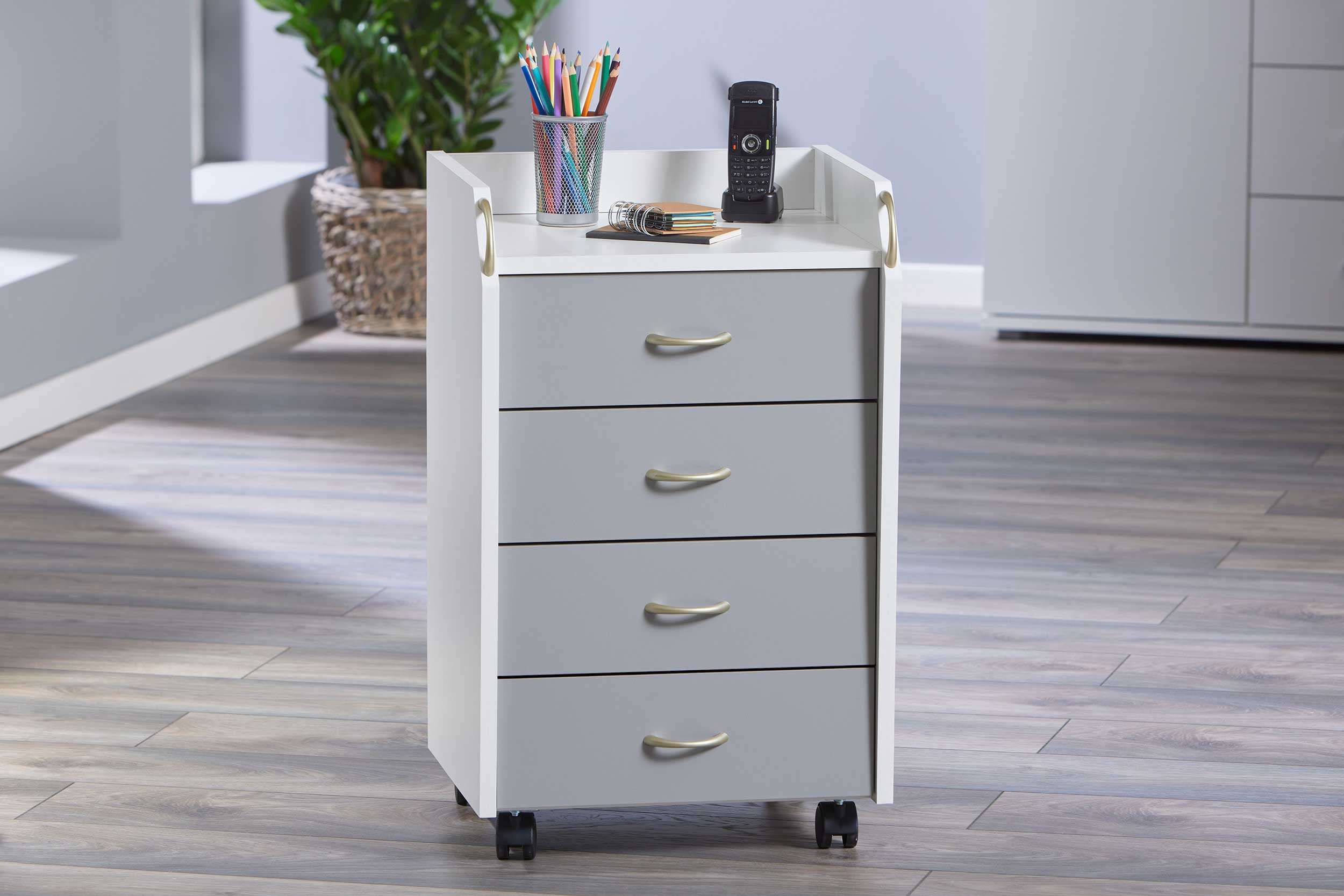 Caisson à tiroirs Primi - gris - Image 3