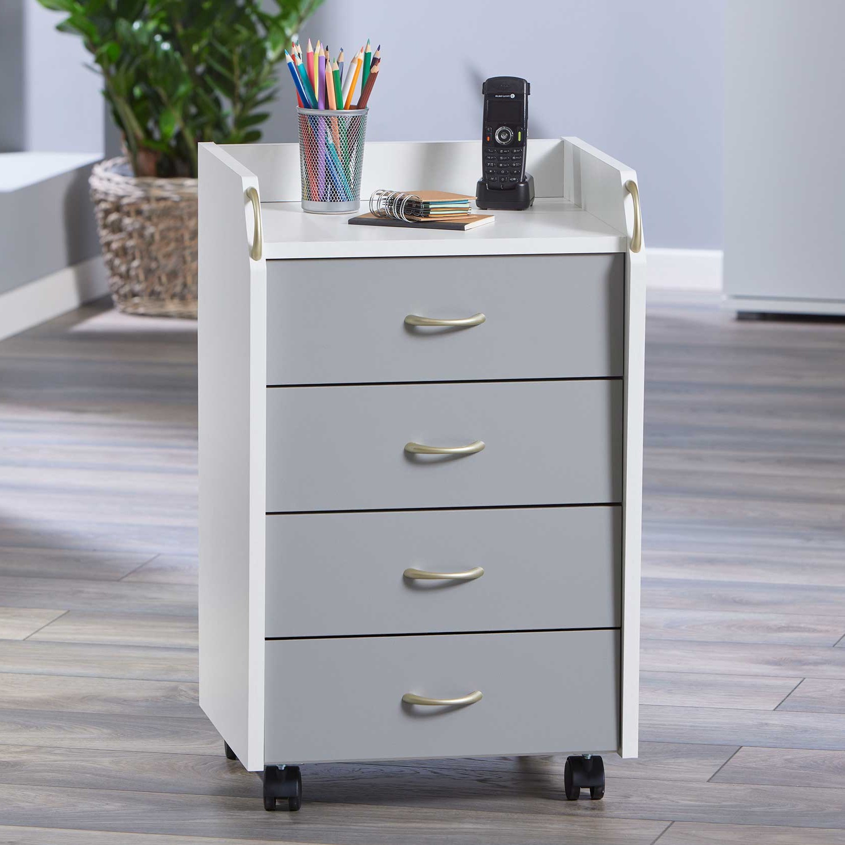 Caisson à tiroirs Primi - gris