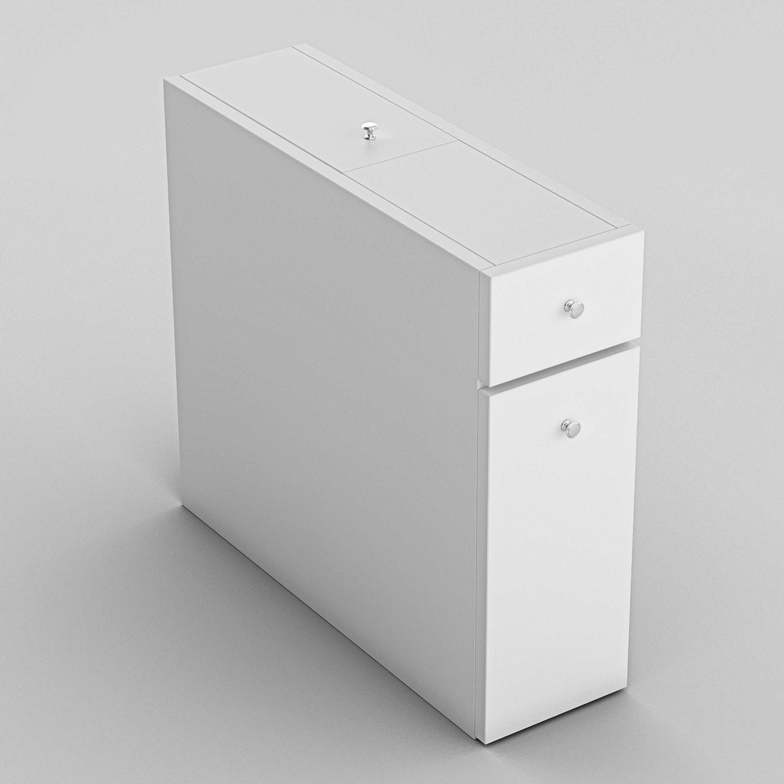 Calencia Meuble de salle de bain | 100 % MÉLAMINE | Blanc - Image 3