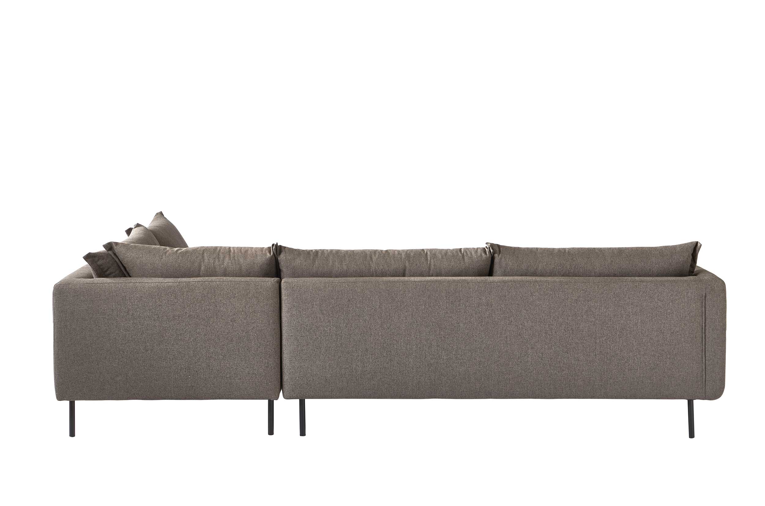 Canapé d'angle Boudi droit - gris - Image 2