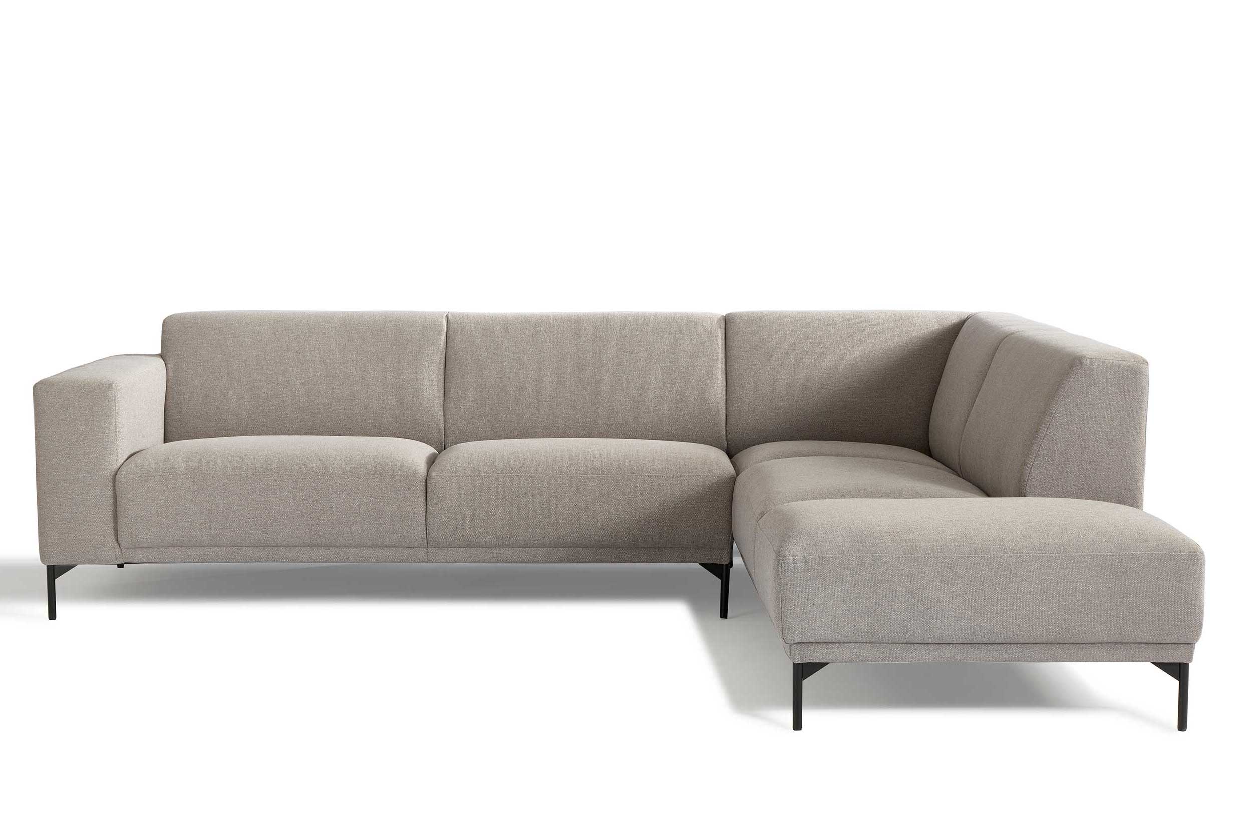 Canapé d'angle droit - gris - Image 7