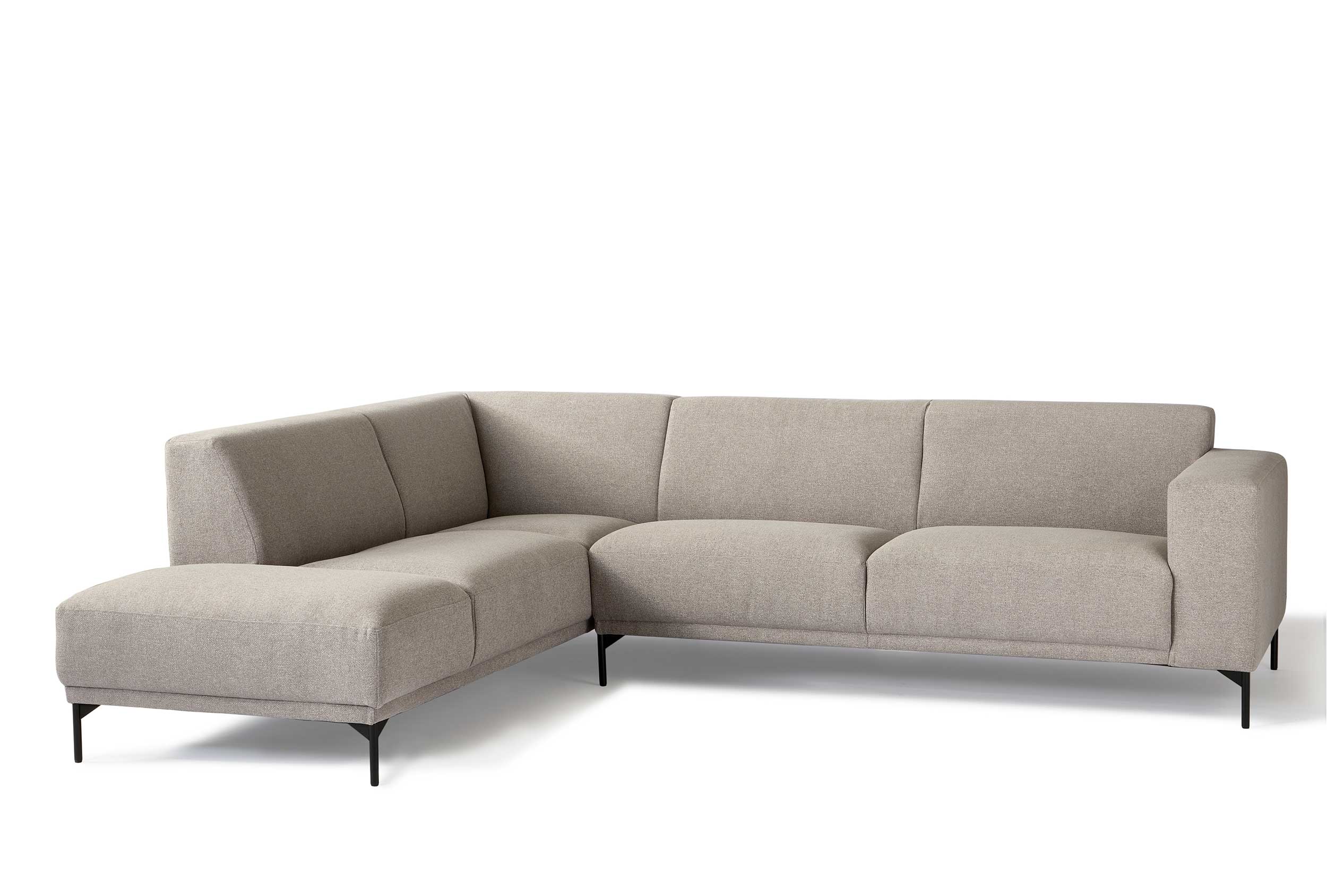 Canapé d'angle gauche - gris - Image 5