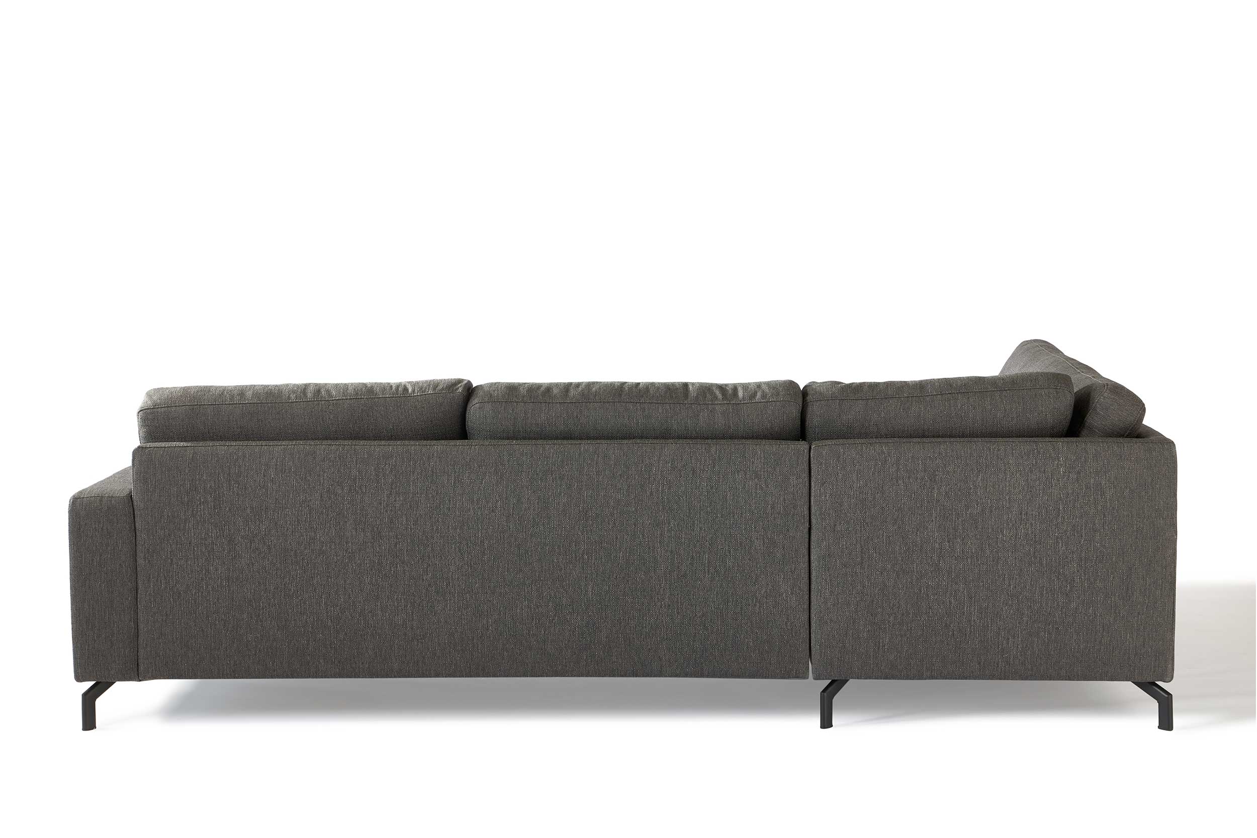 Canapé d'angle Manetto gauche - anthracite - Image 2