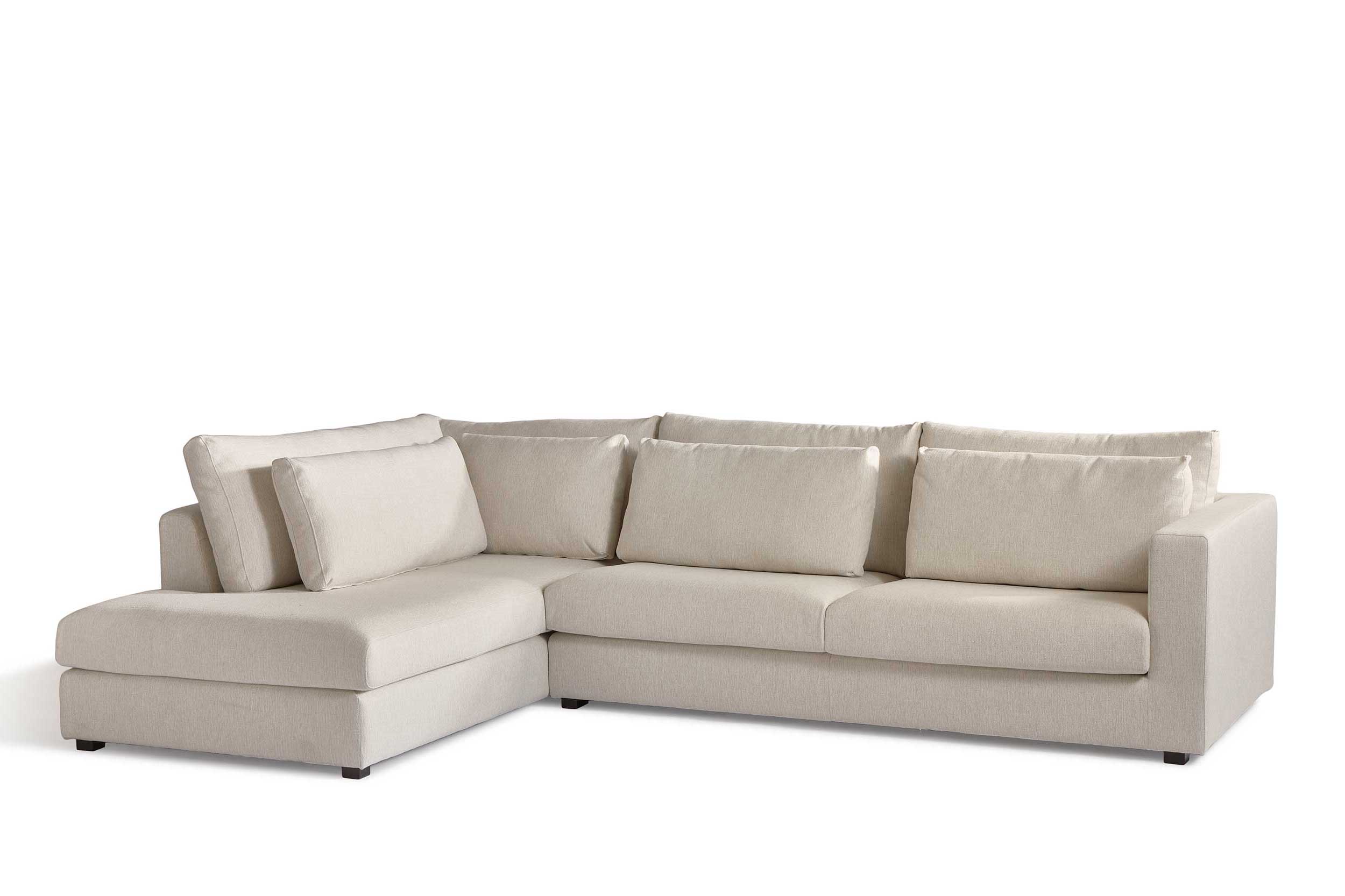 Canapé d'angle Verita gauche - beige - Image 4