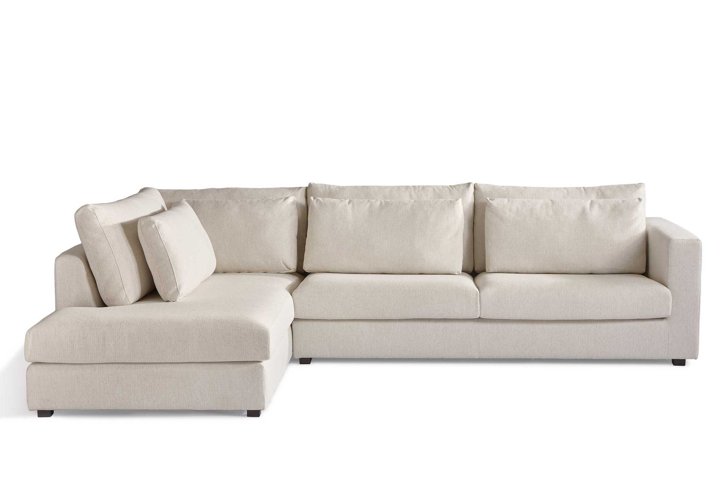 Canapé d'angle Verita gauche - beige - Image 6