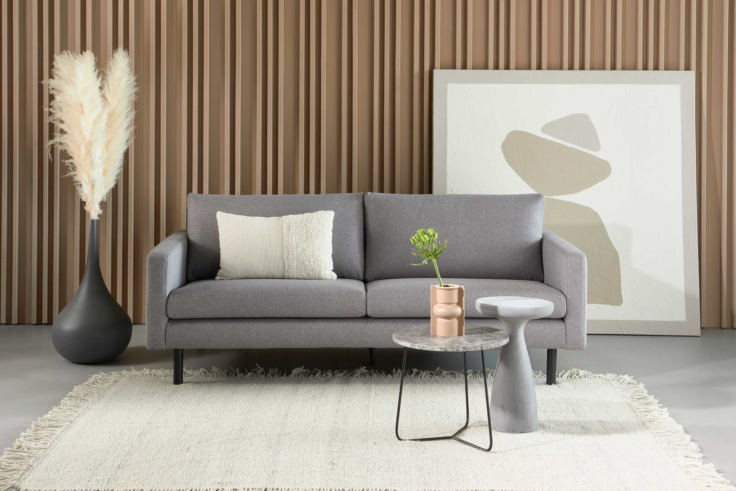 Canapé Essine 2 personnes - gris - Image 5