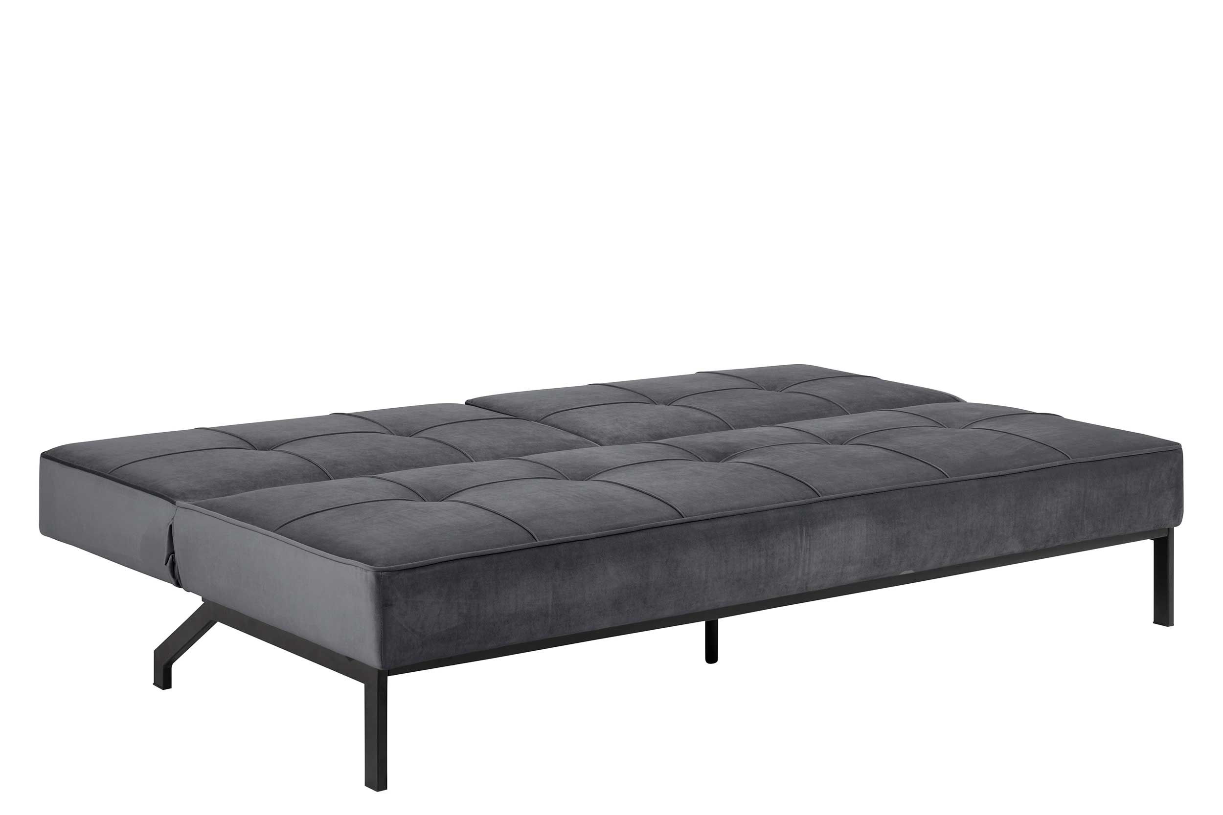 Canapé-lit Giovanni - gris foncé/noir - Image 6