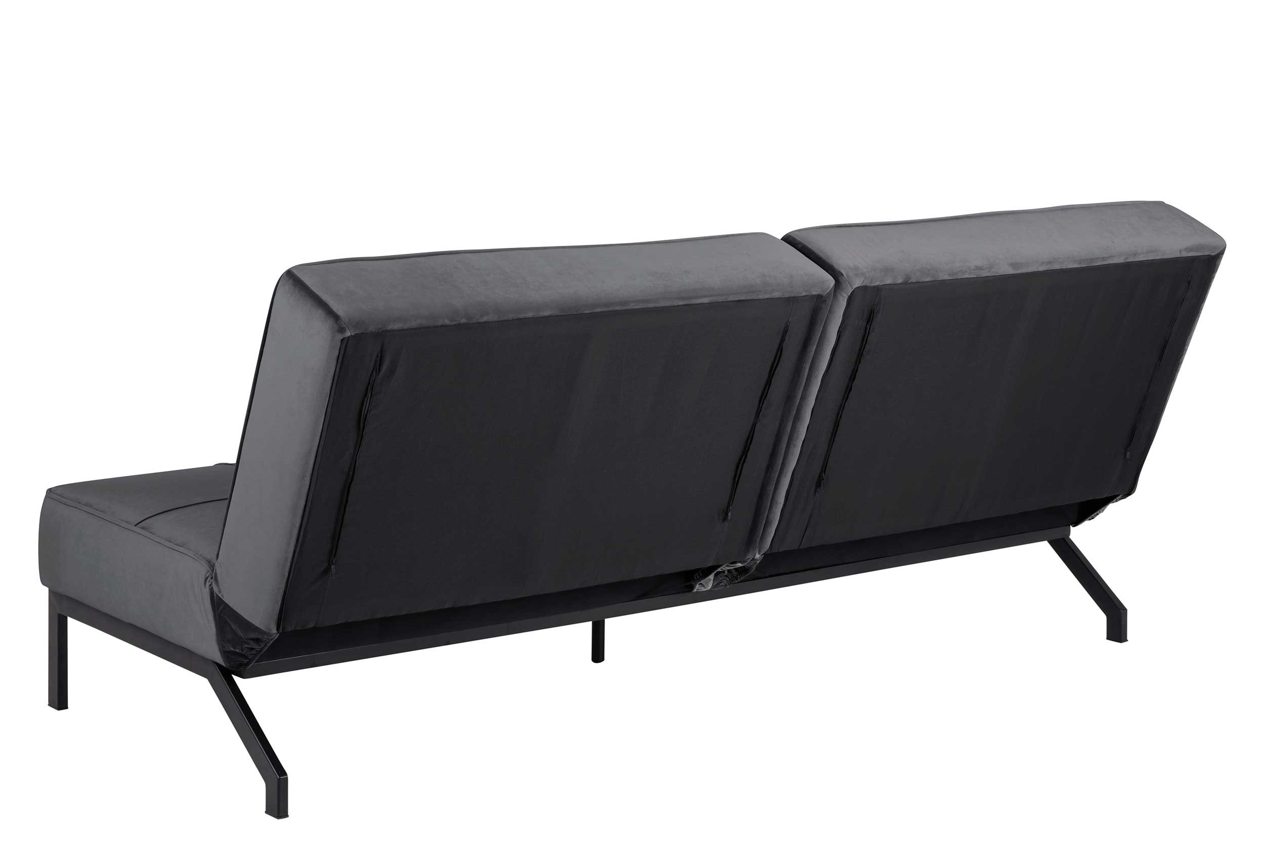 Canapé-lit Giovanni - gris foncé/noir - Image 8