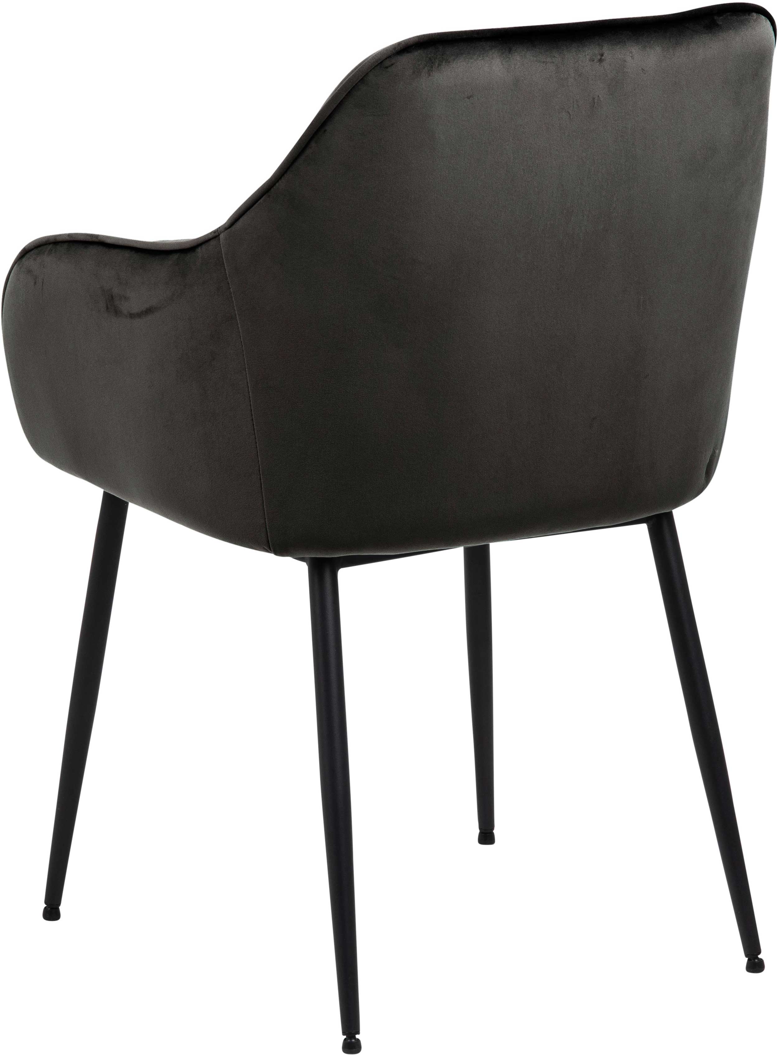 Chaise avec accoudoirs Lynn - gris brun/noir - Image 11