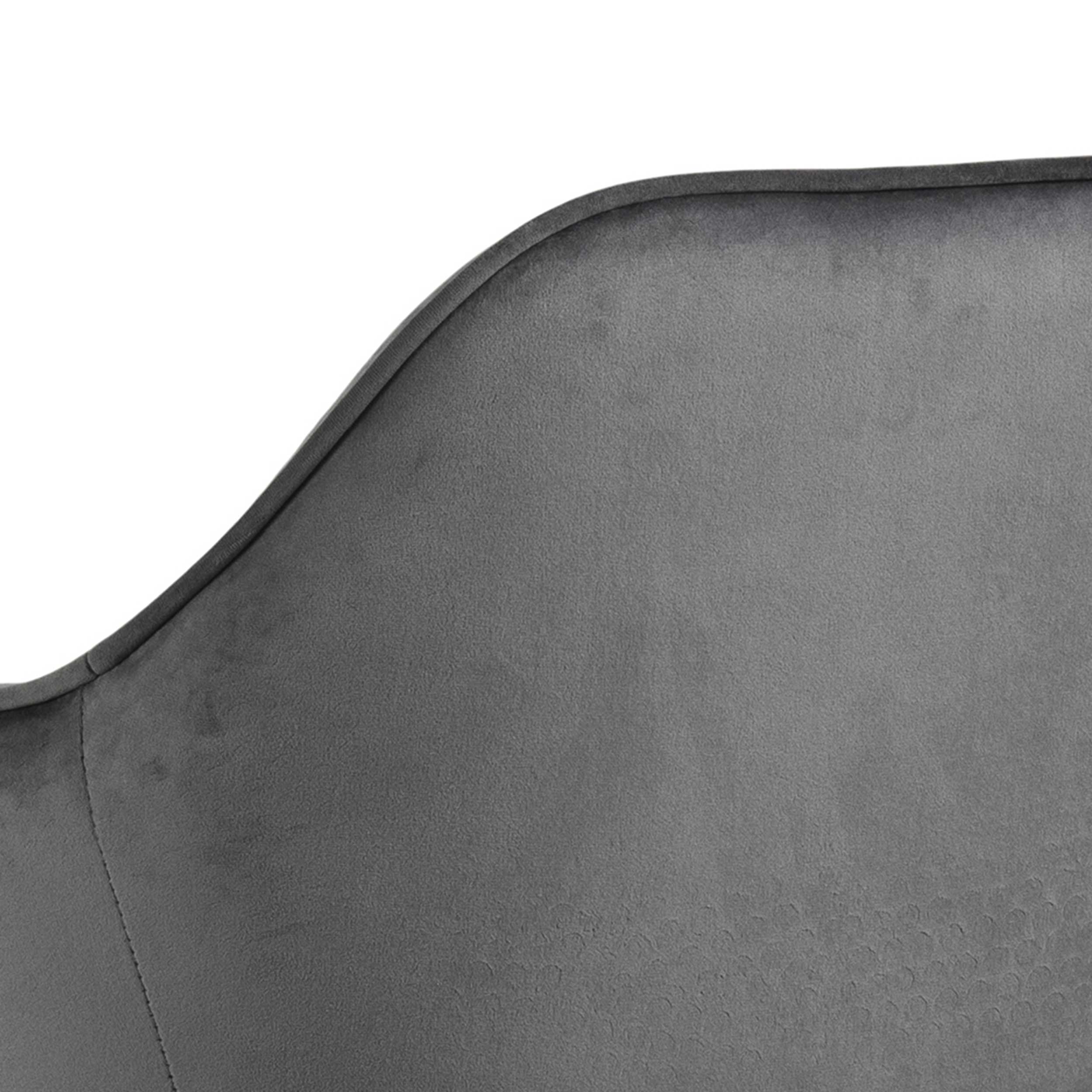 Chaise de bar Bridget - gris/noir - Image 3