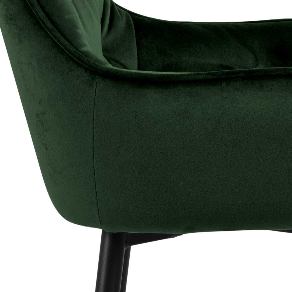 Chaise de bar Bridget - vert/noir - Image 6