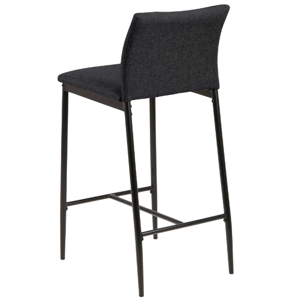 Chaise de bar Darren - gris/noir - Image 9