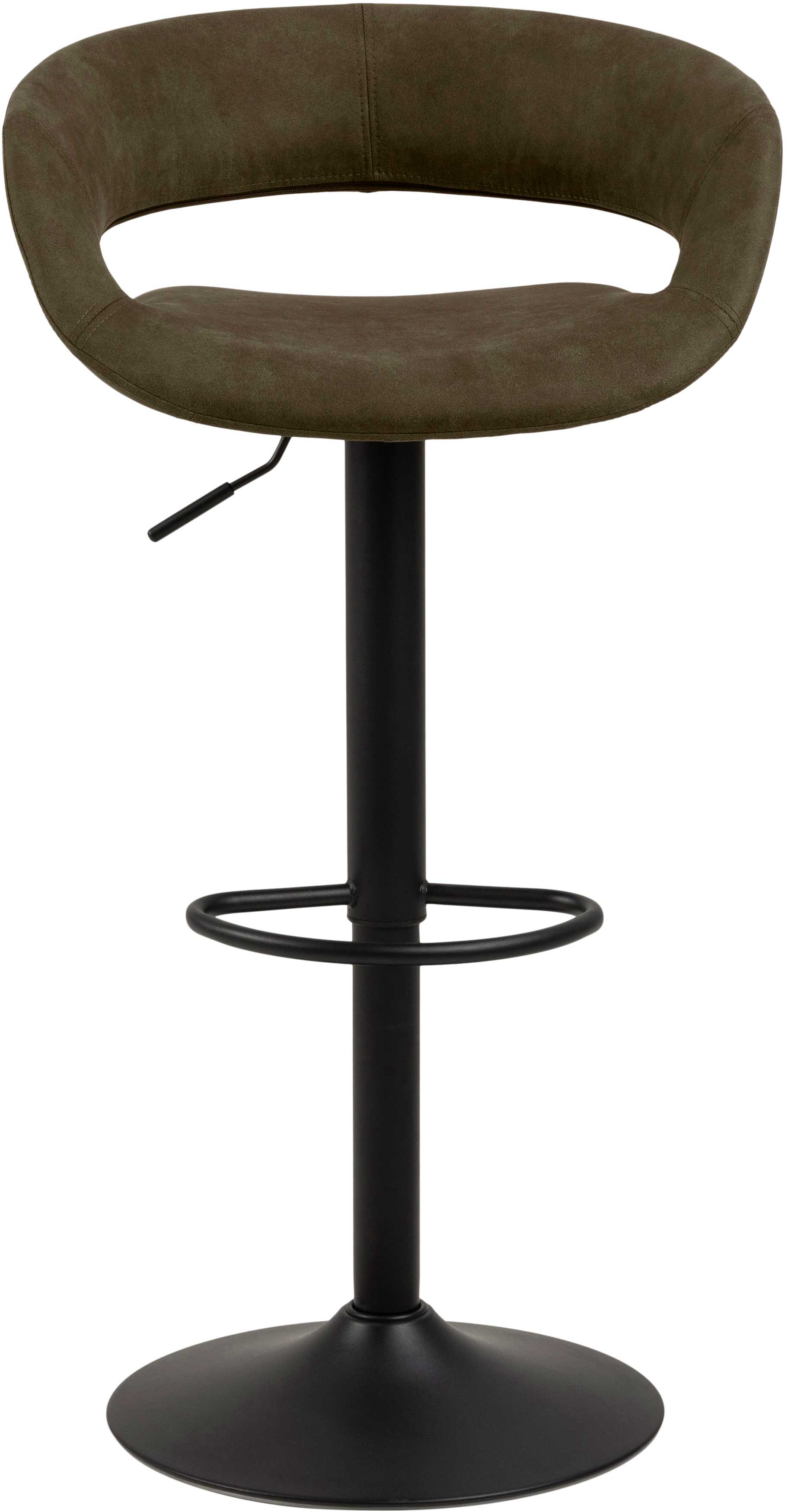 Chaise de bar Dusty - vert olive/noir - Image 11