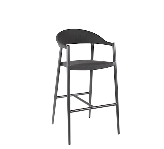 Chaise de bar pour extérieur Mati - gris foncé - Image 2