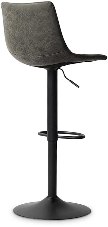 Chaise de bar réglable Fontana - gris - Image 2