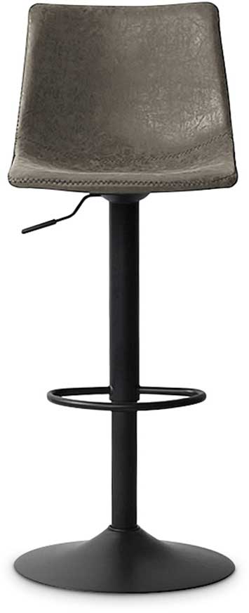 Chaise de bar réglable Fontana - gris - Image 4