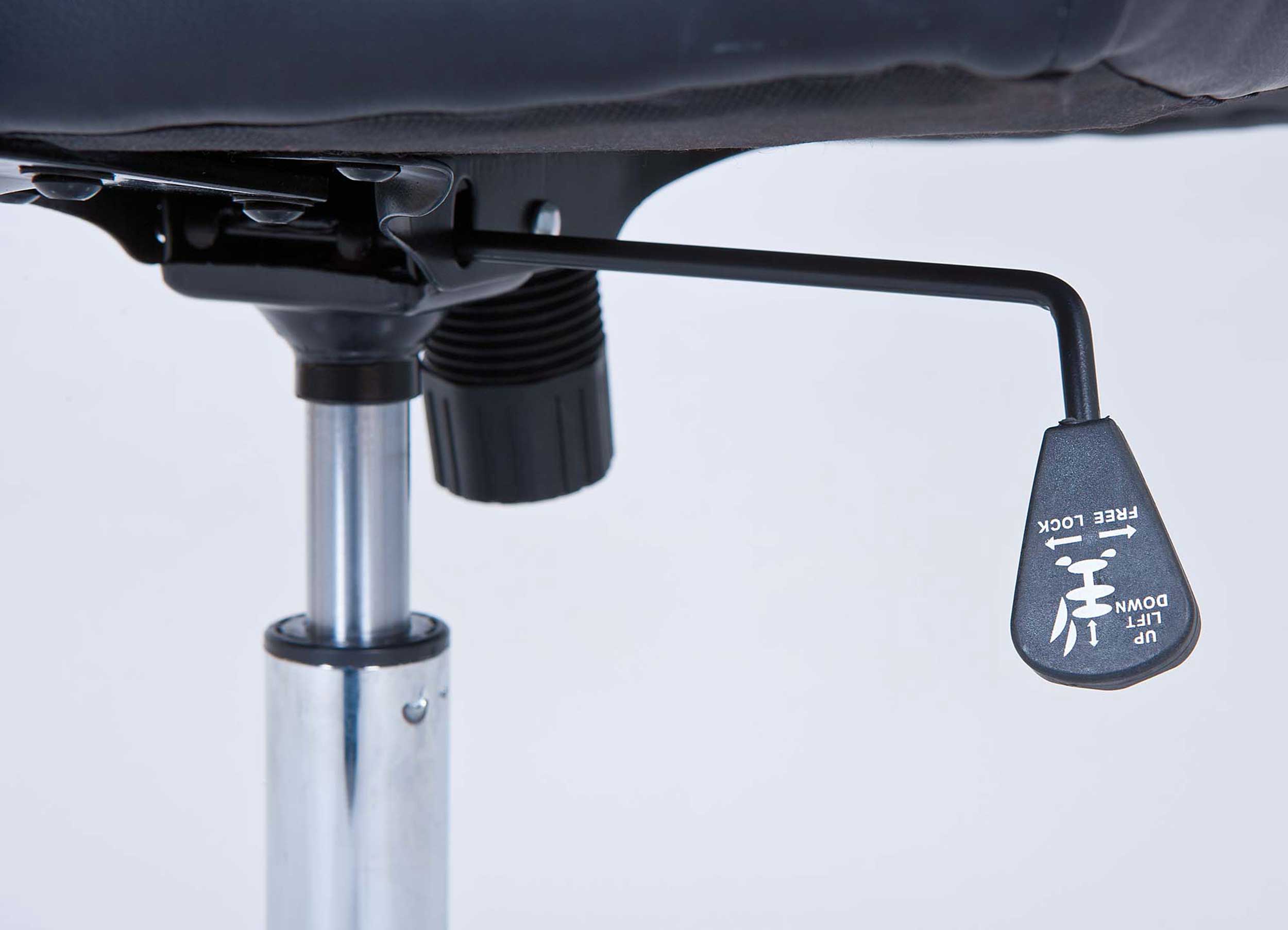 Chaise de bureau Alessia similicuir - noir - Image 4