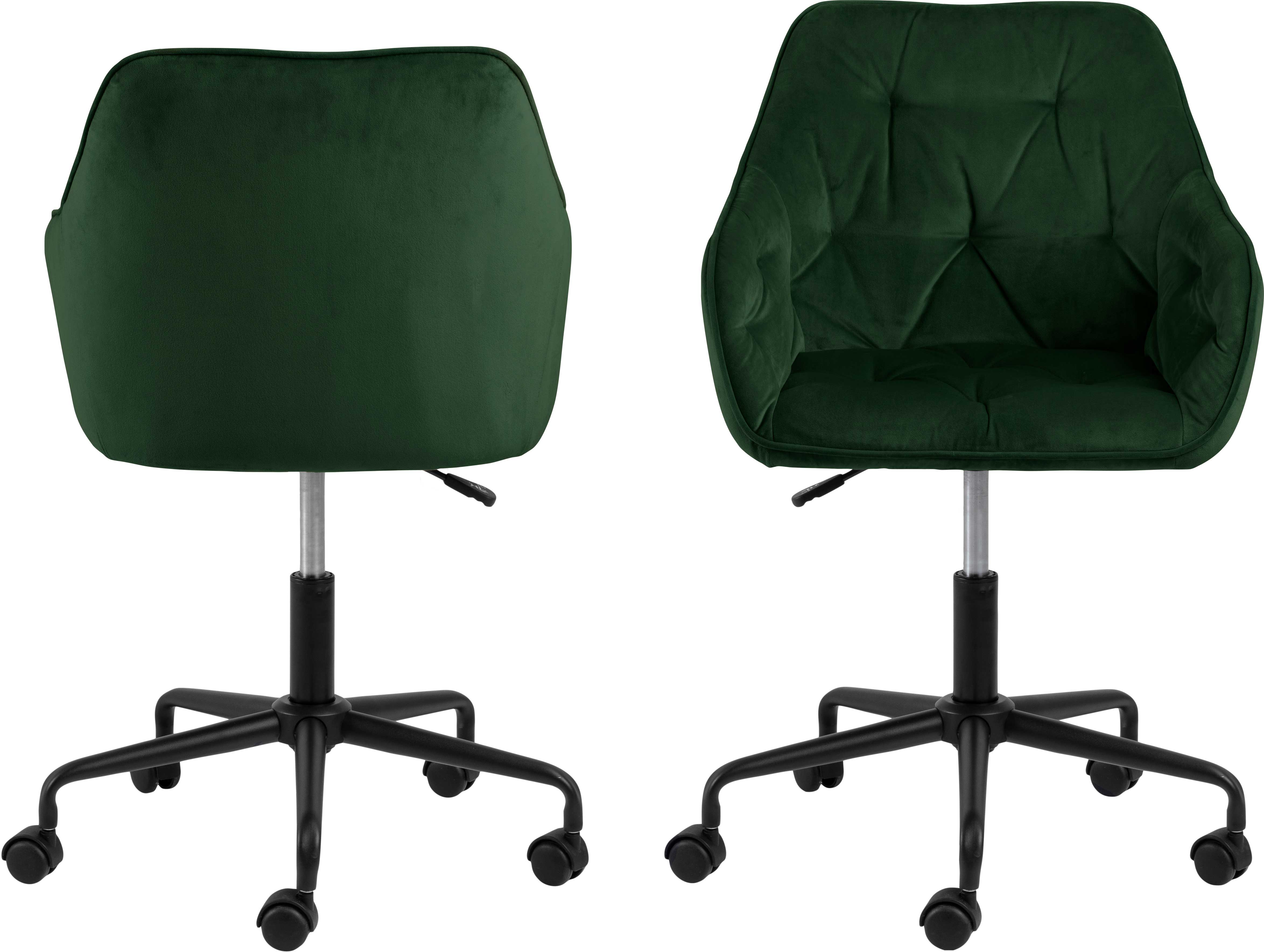 Chaise de bureau Bridget - vert - Image 2