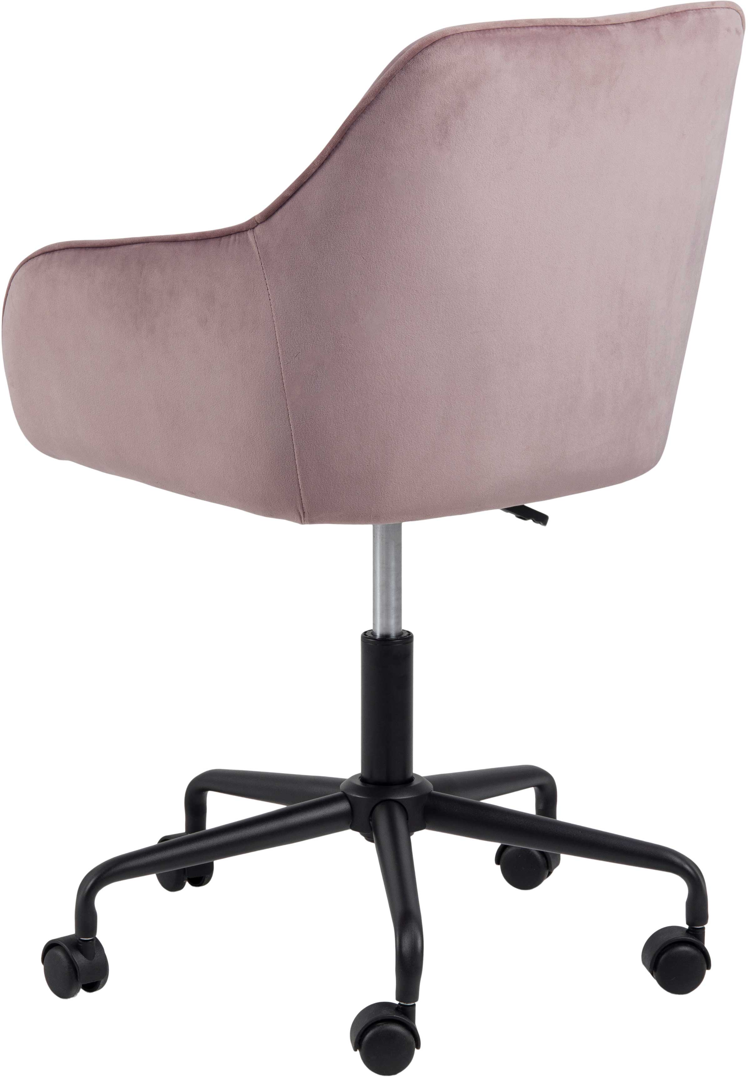 Chaise de bureau Bridget - vieux rose - Image 11