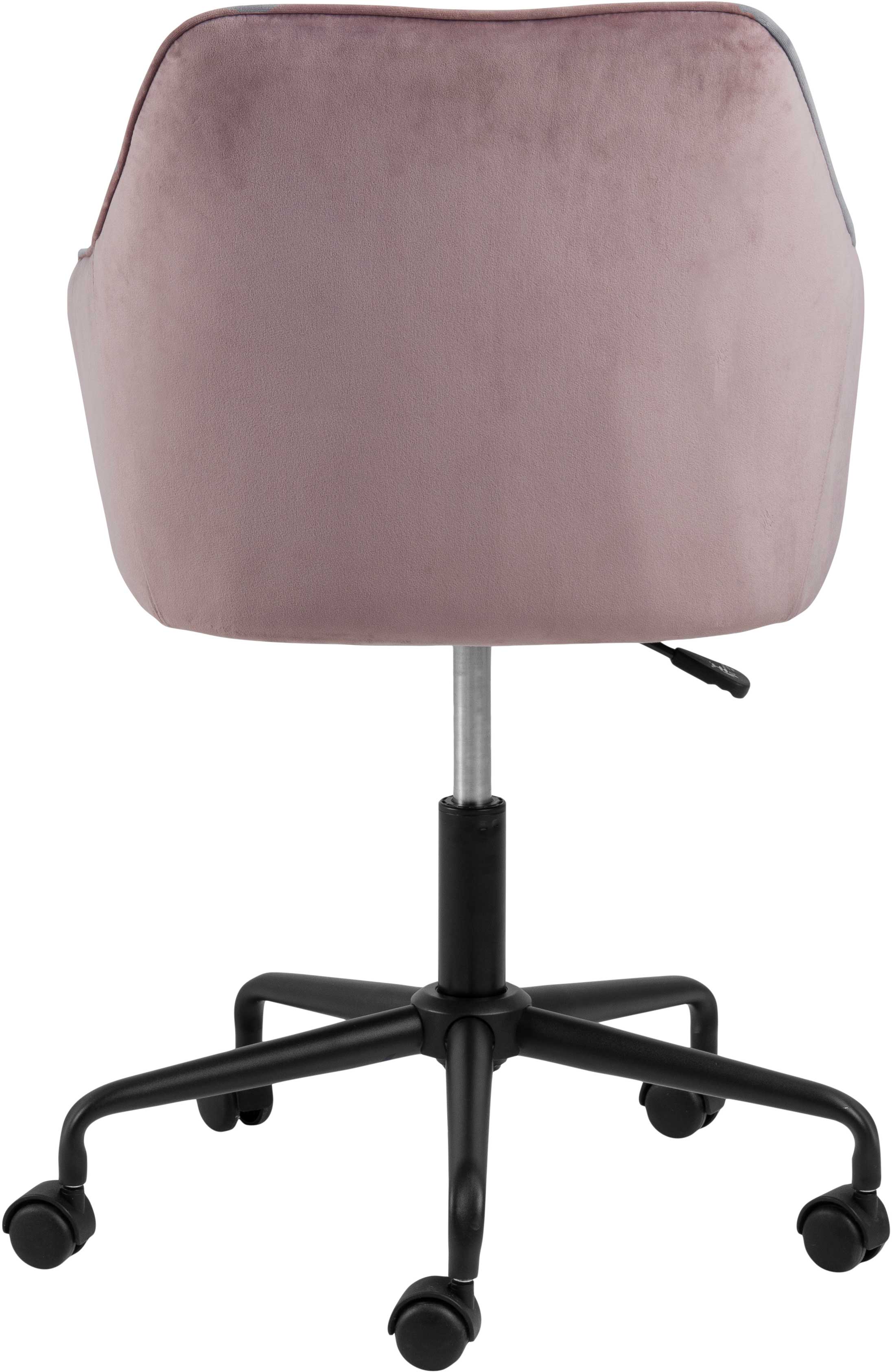 Chaise de bureau Bridget - vieux rose - Image 9
