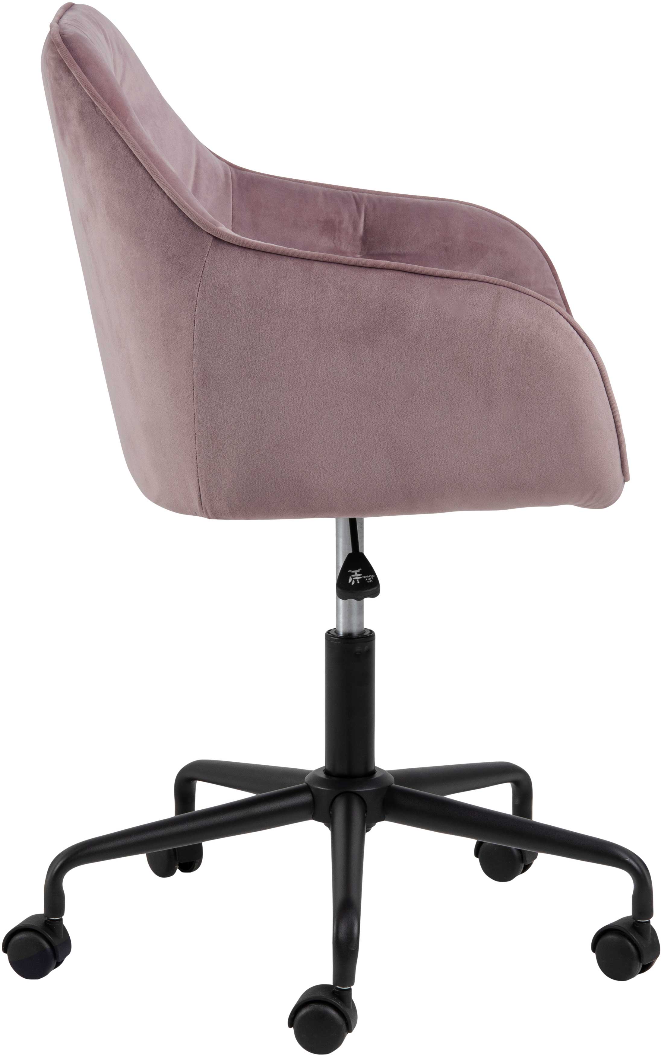 Chaise de bureau Bridget - vieux rose - Image 10