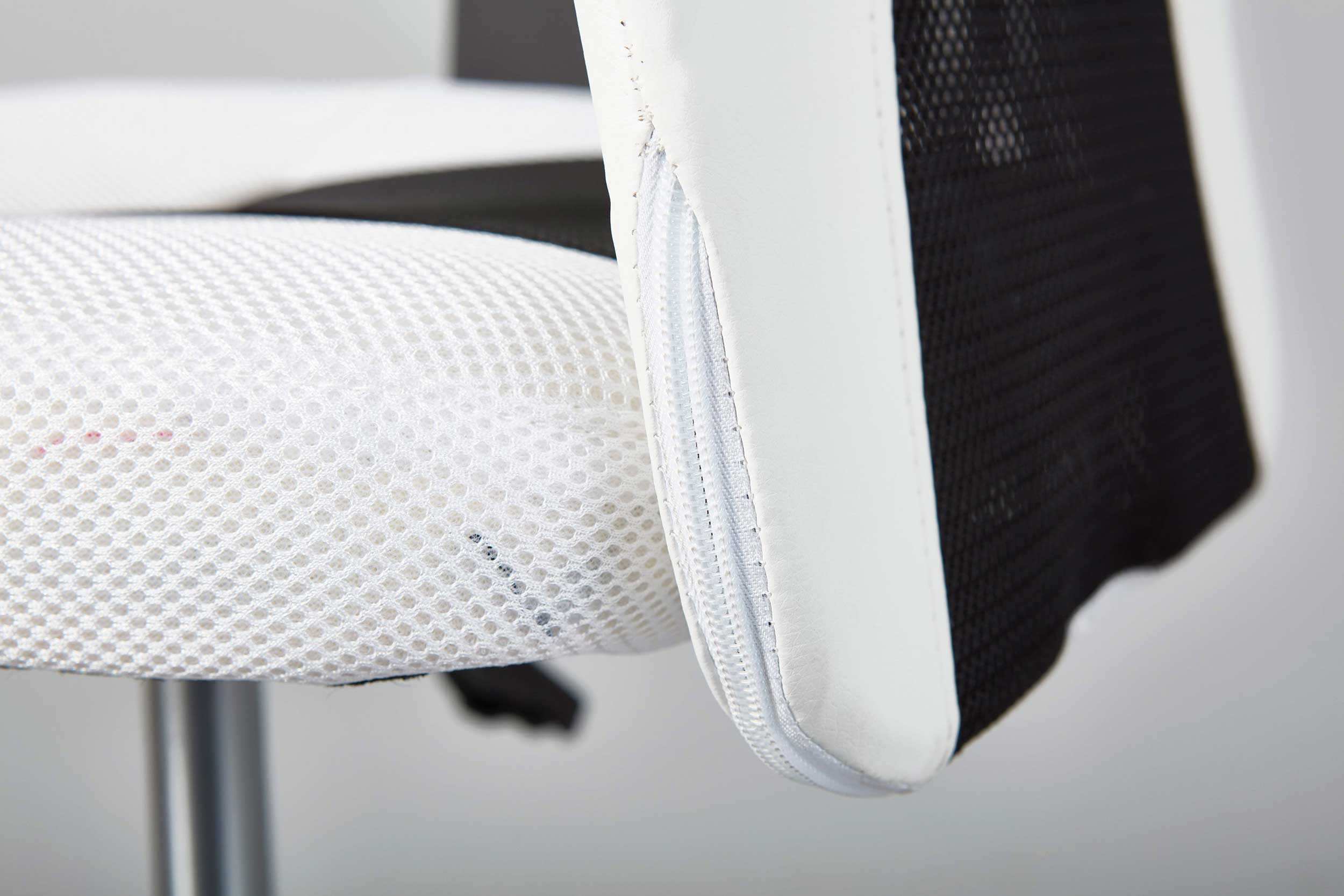 Chaise de bureau Donny dossier ergonomique - blanc - Image 3