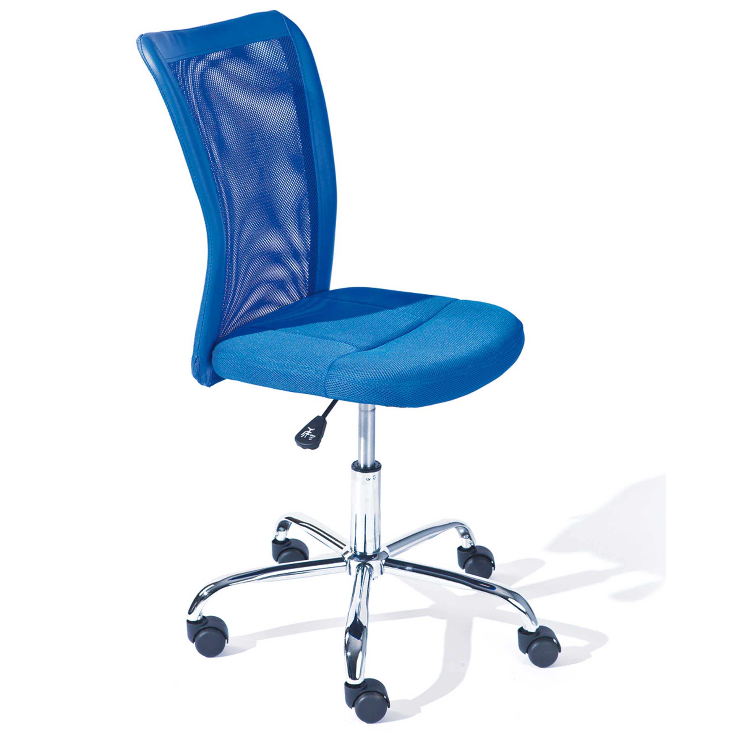 Chaise de bureau Eva sans accoudoir - bleu foncé - Image 11