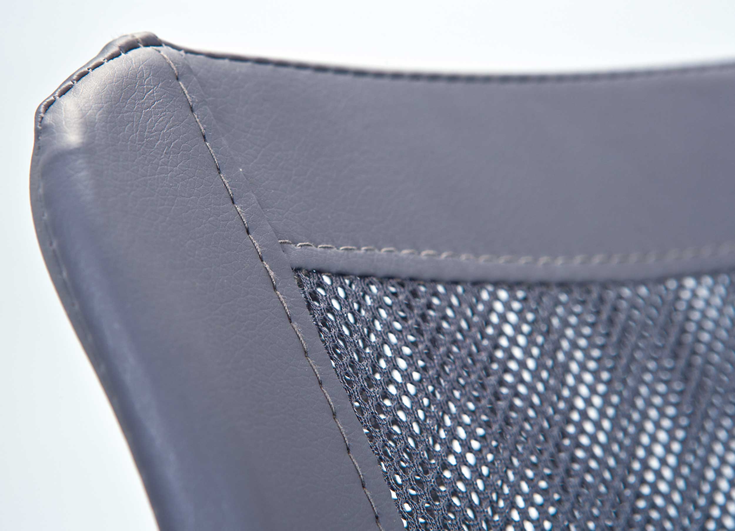 Chaise de bureau Eva sans accoudoir - gris foncé - Image 2