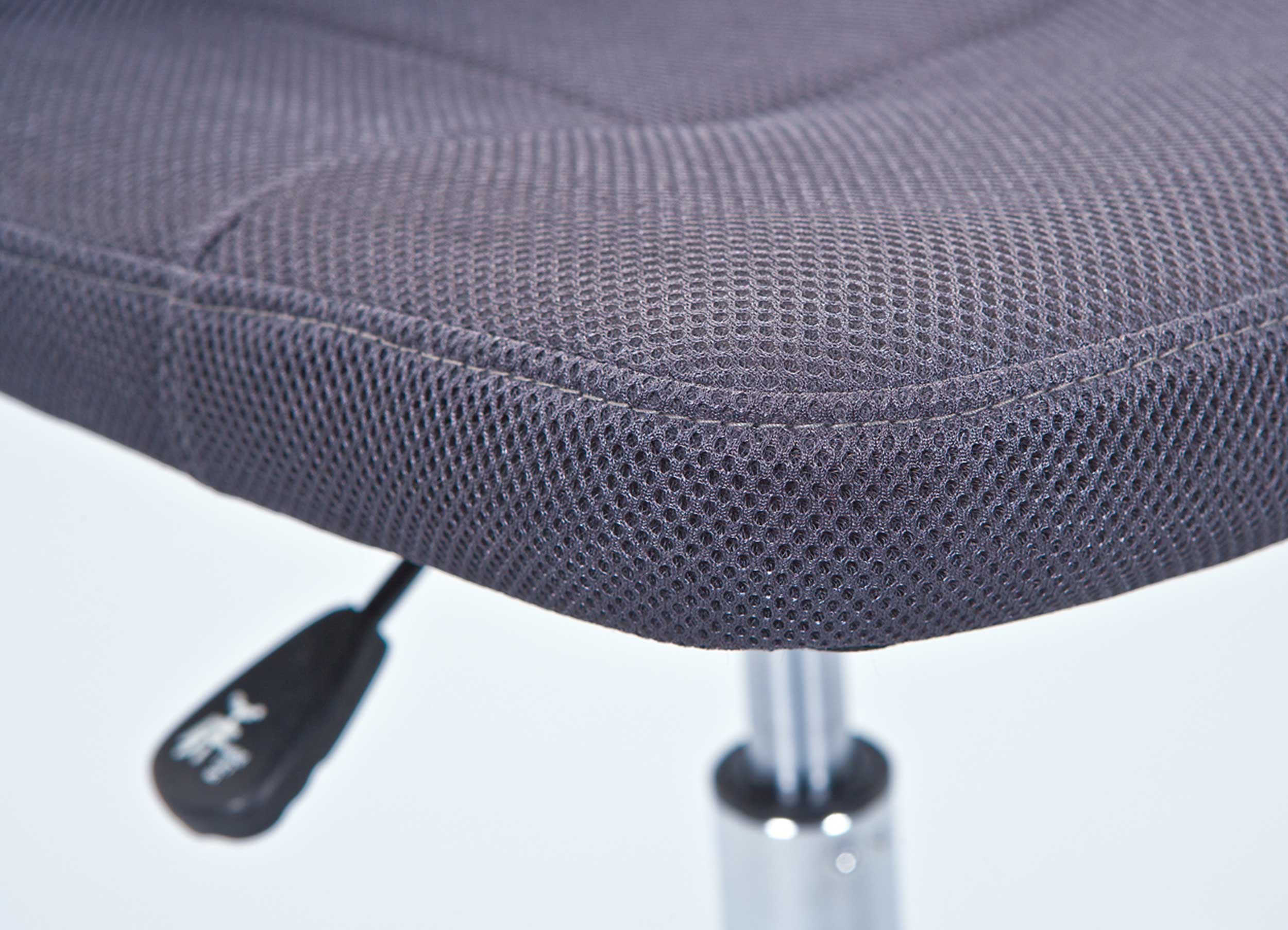 Chaise de bureau Eva sans accoudoir - gris foncé - Image 5