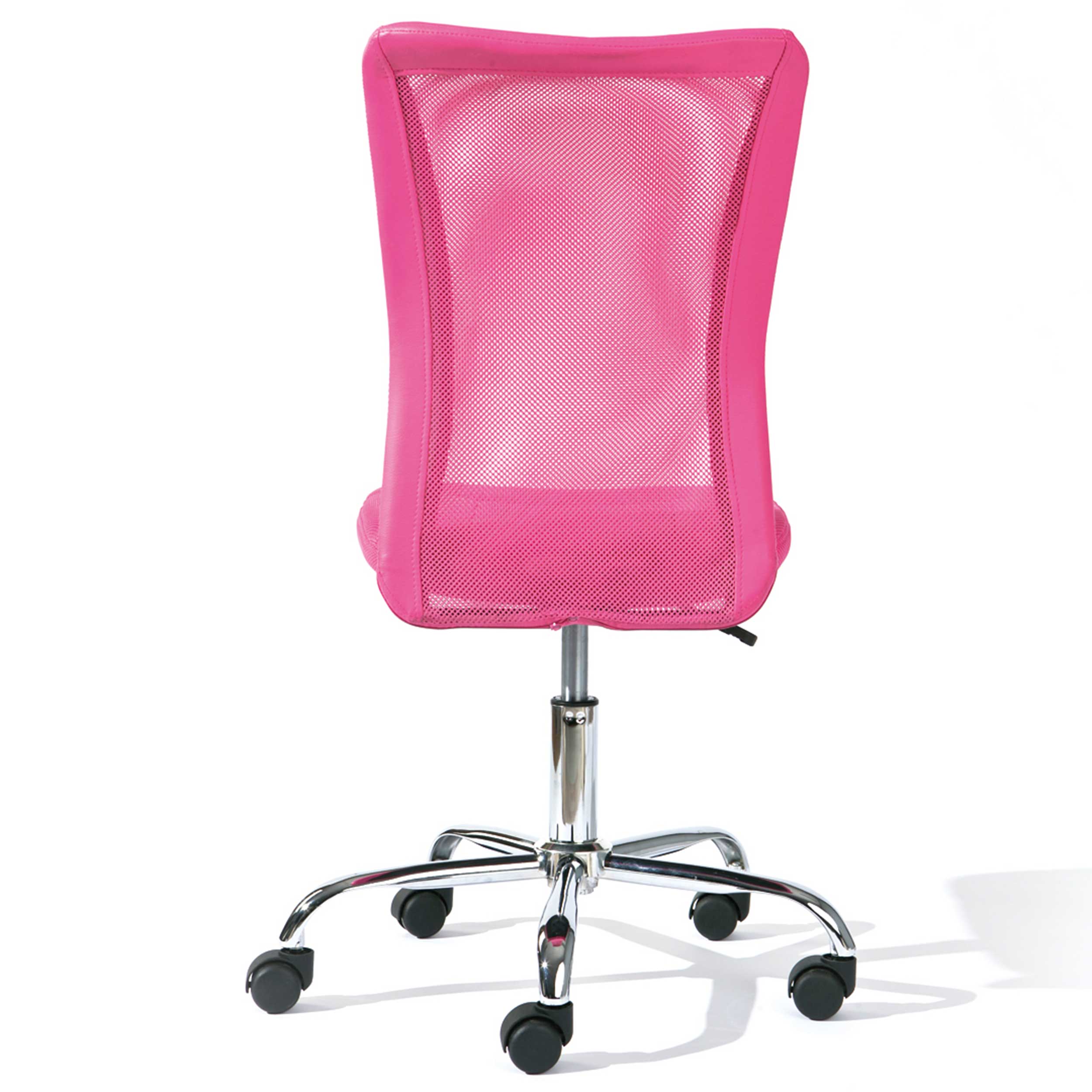 Chaise de bureau Eva sans accoudoir - rose - Image 7