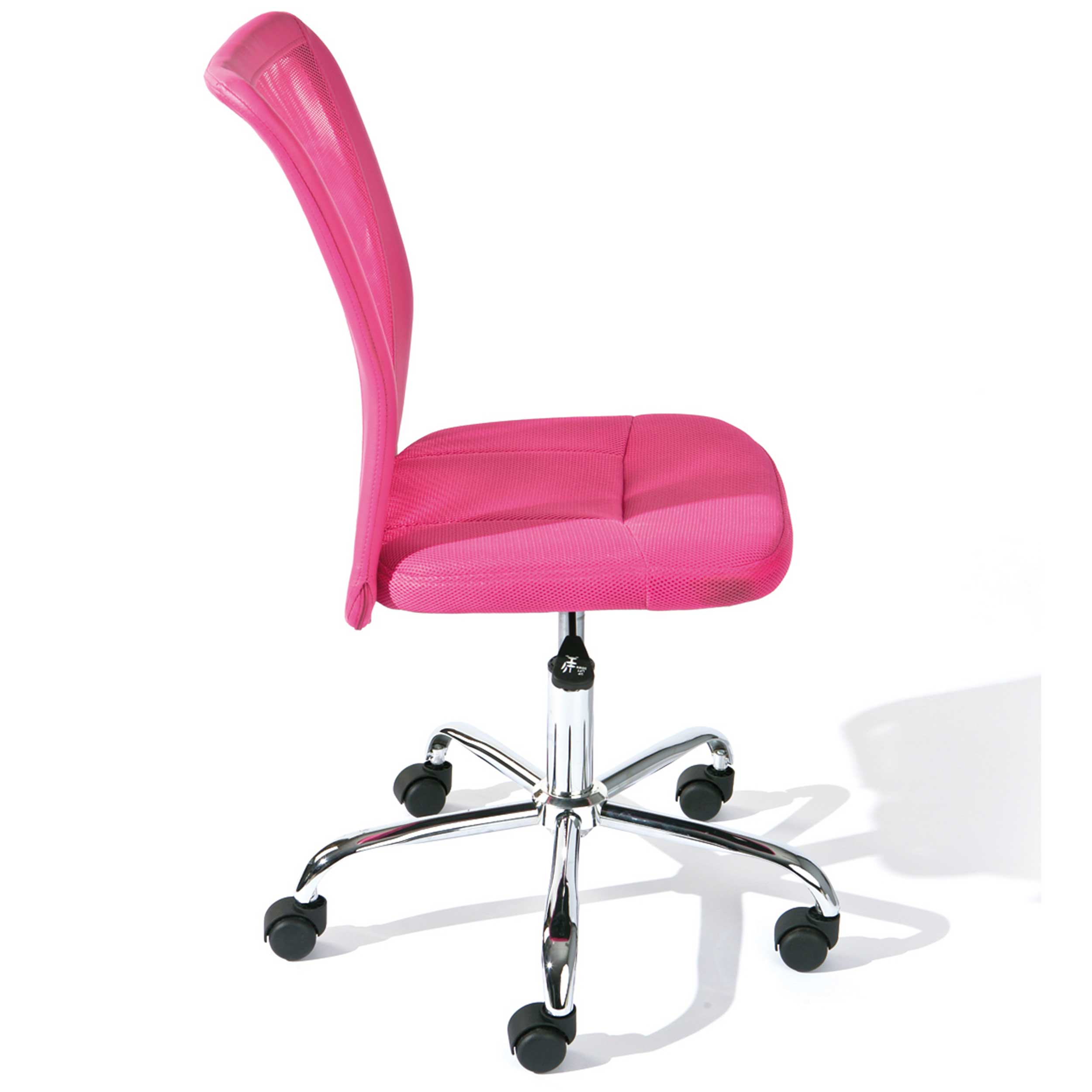 Chaise de bureau Eva sans accoudoir - rose - Image 8