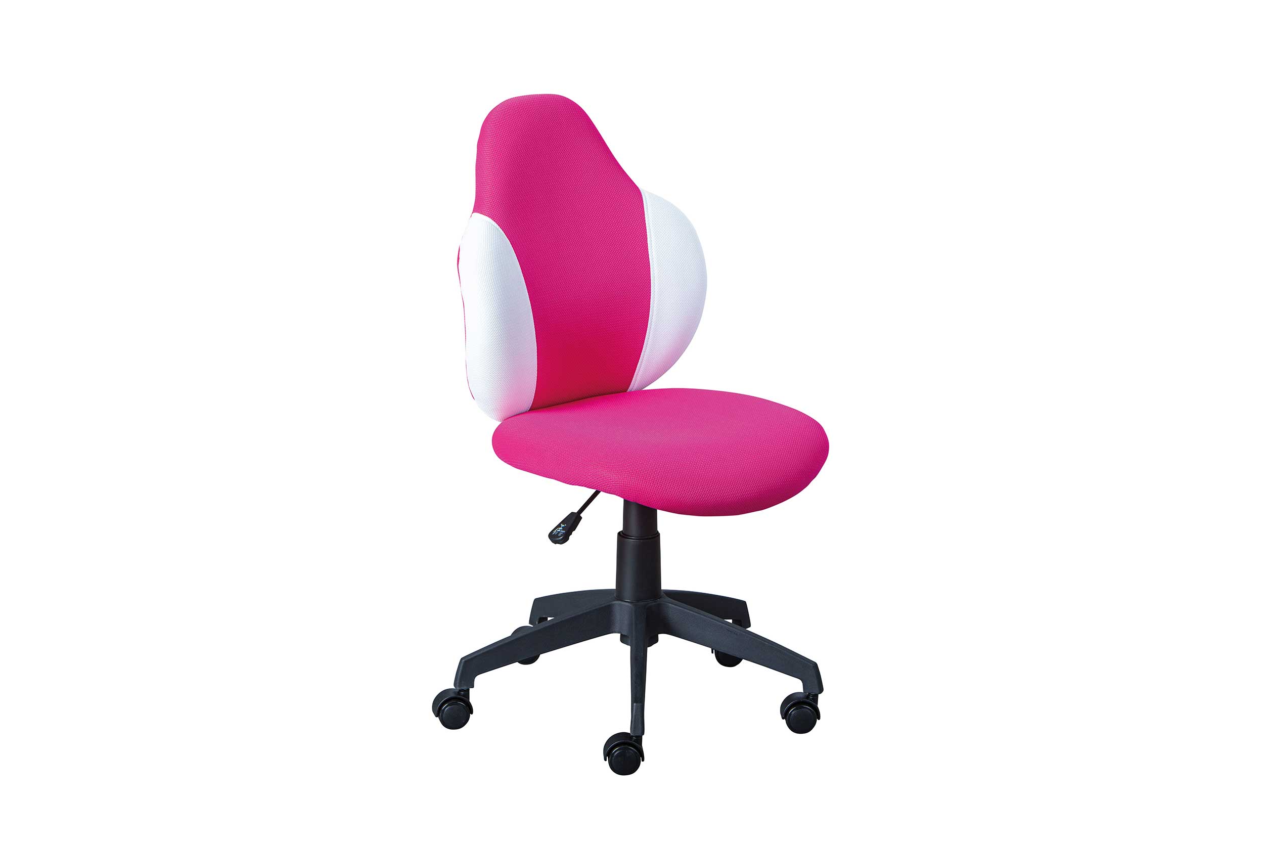 Chaise de bureau Jessie - rose/ blanc - Image 8