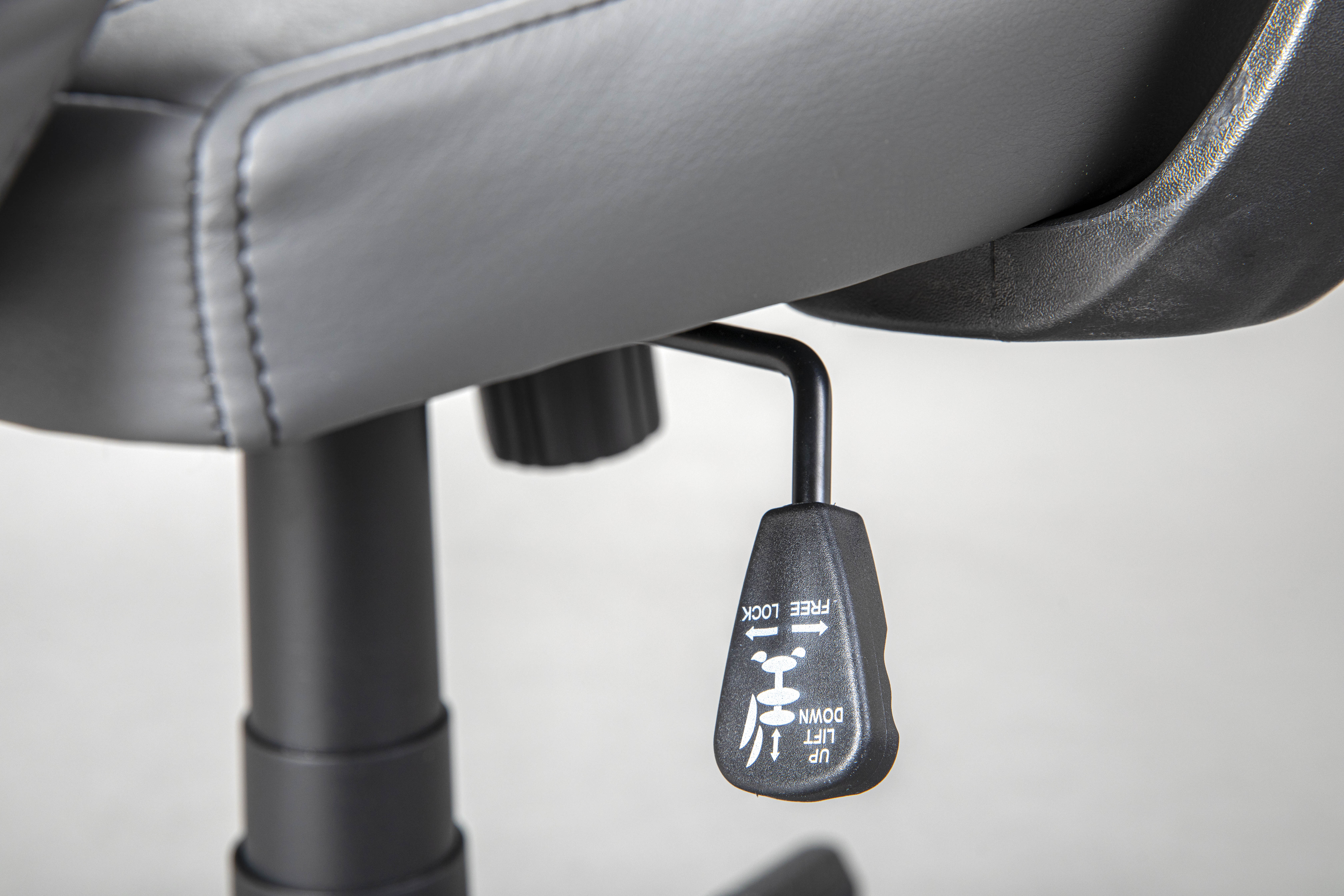 Chaise de bureau Lysander - gris/ noir - Image 2