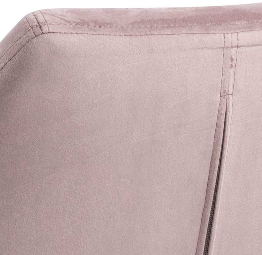 Chaise de bureau Noria - rose clair - Image 3