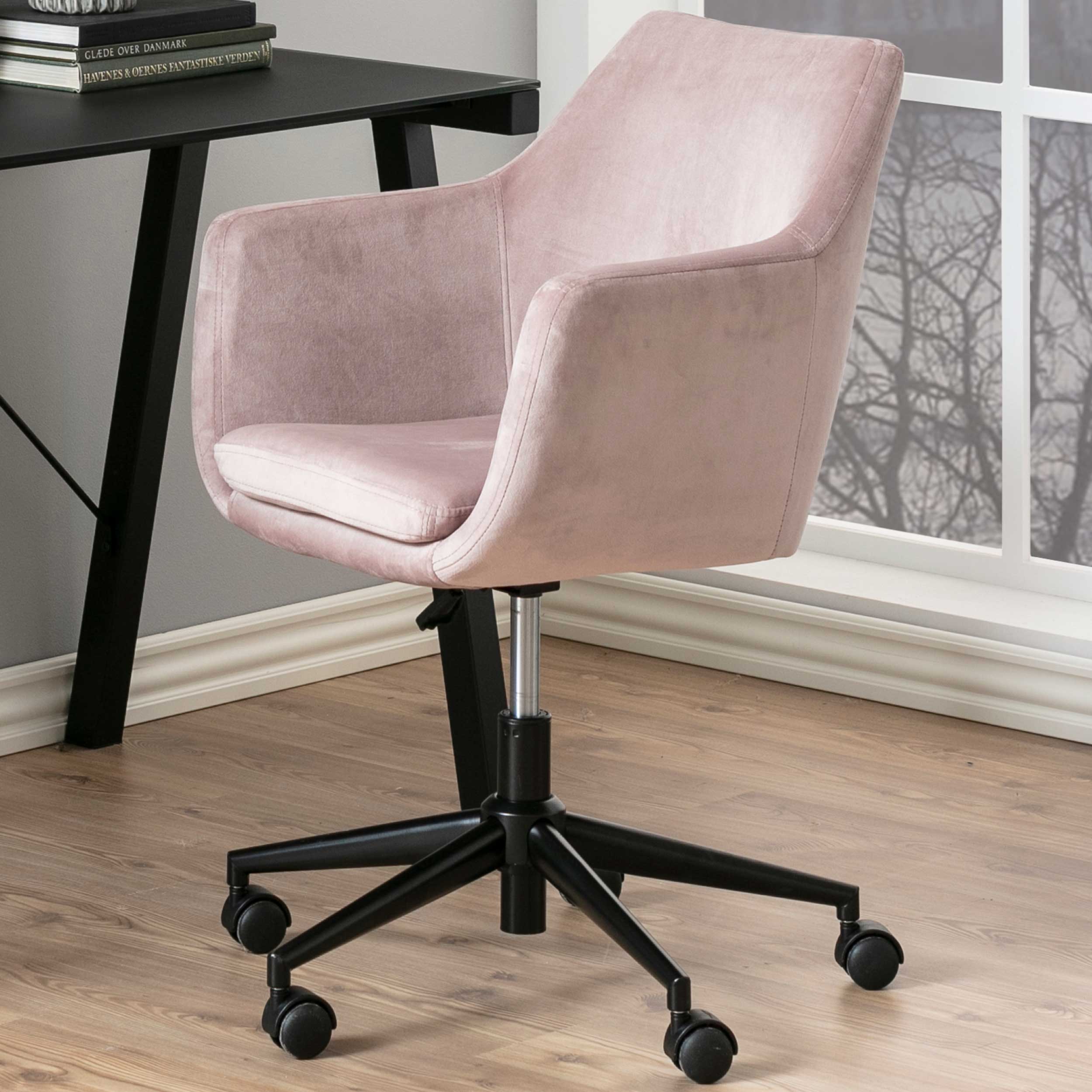Chaise de bureau Noria - rose clair