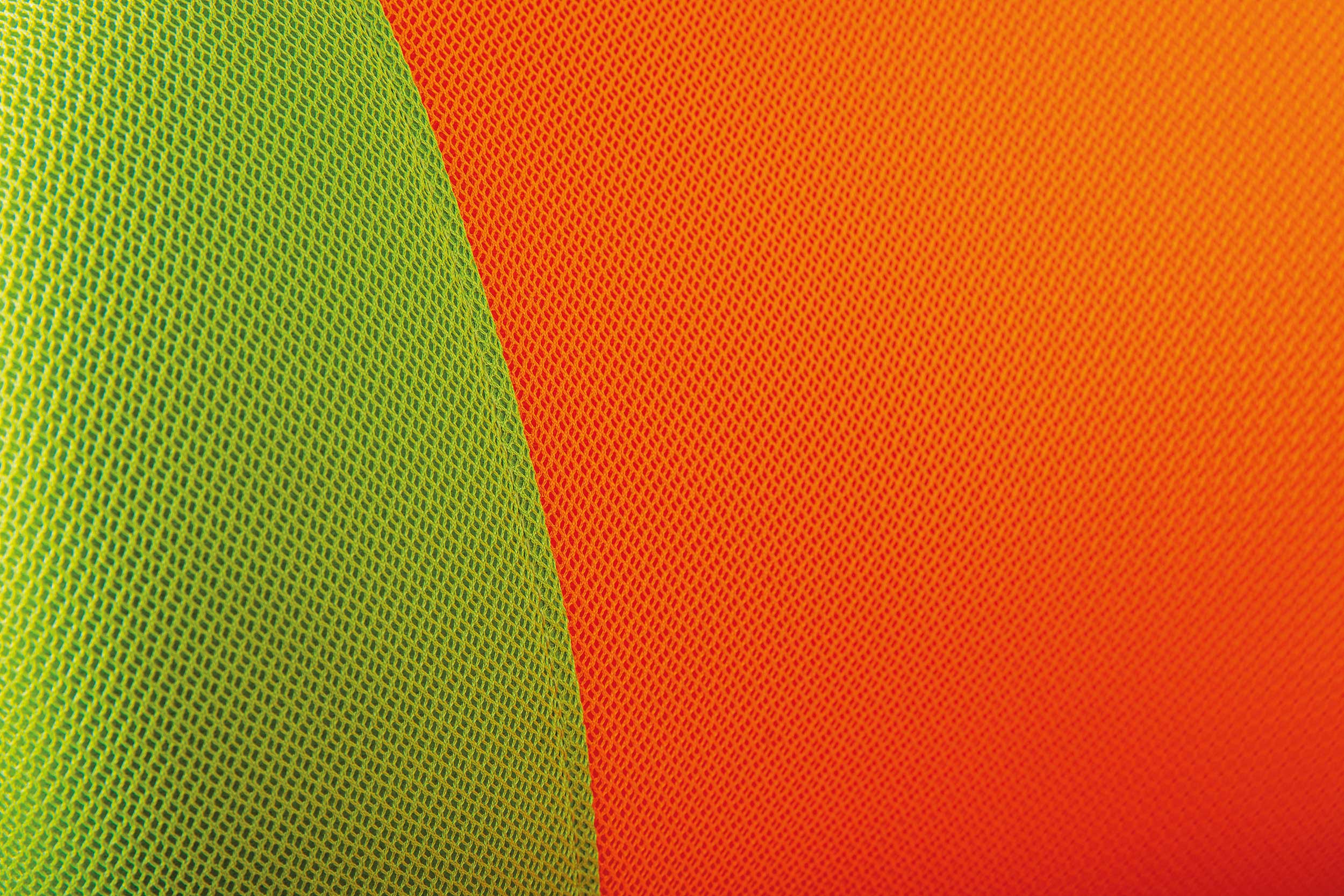 Chaise de bureau - orange/ vert - Image 5