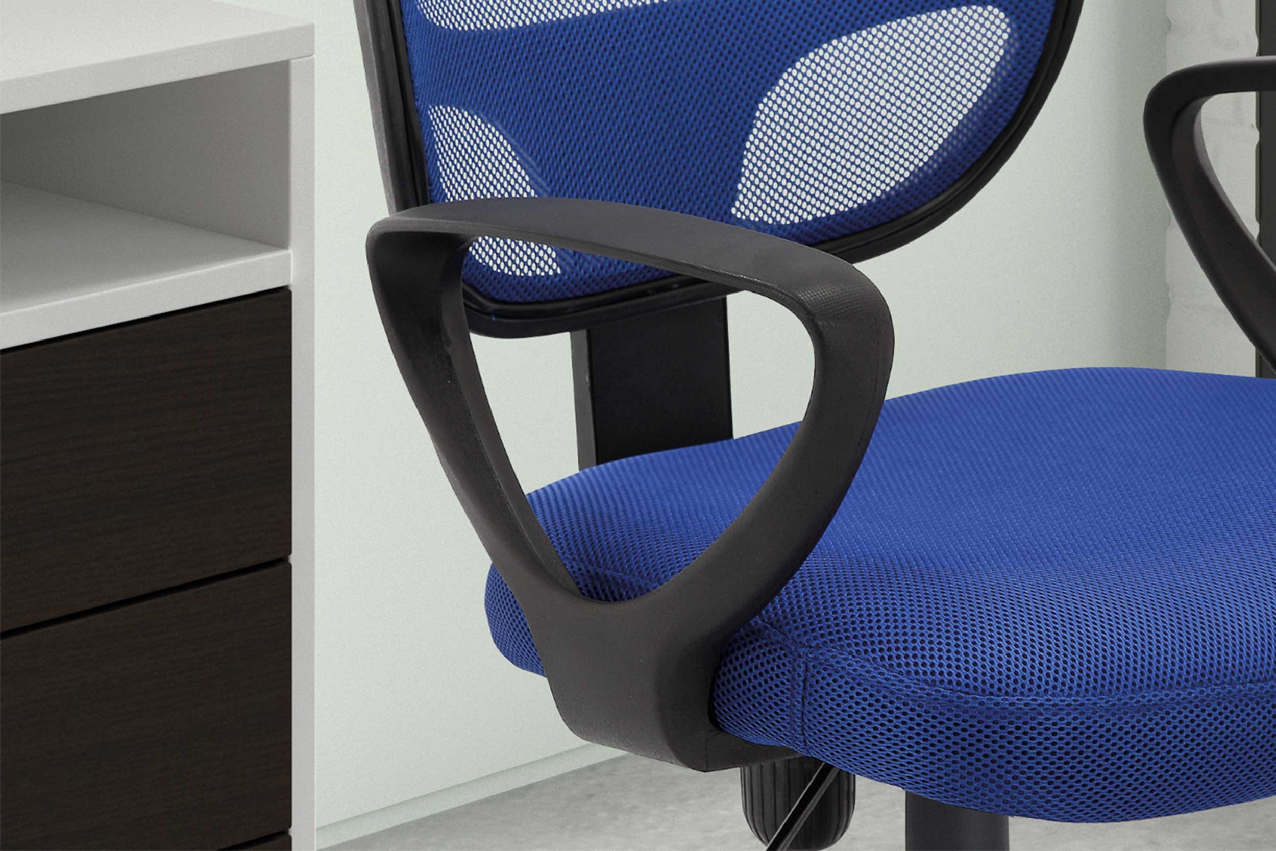 Chaise de bureau Pipa - bleu - Image 4