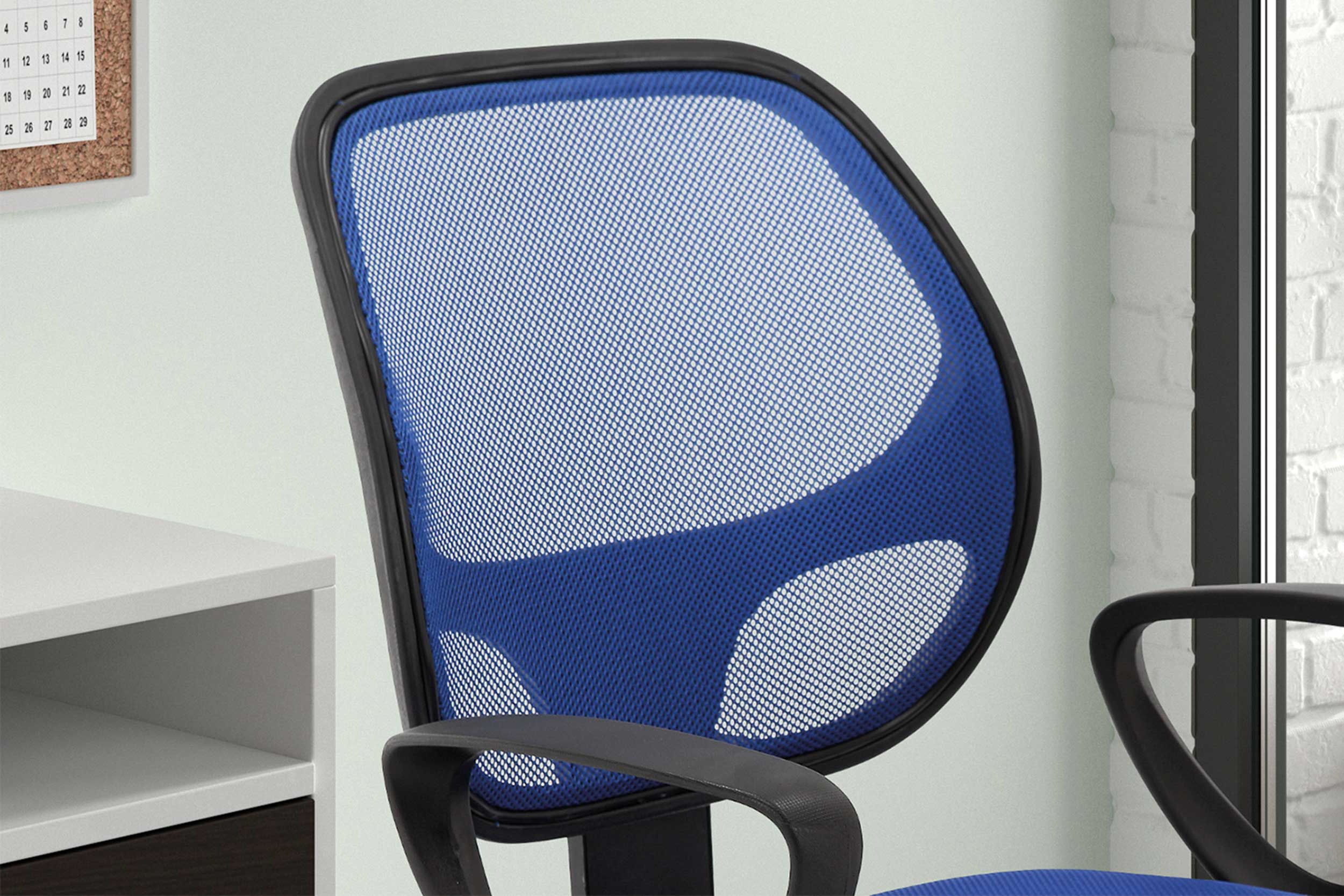 Chaise de bureau Pipa - bleu - Image 5