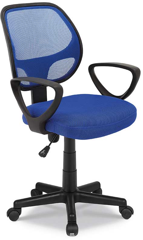 Chaise de bureau Pipa - bleu - Image 7