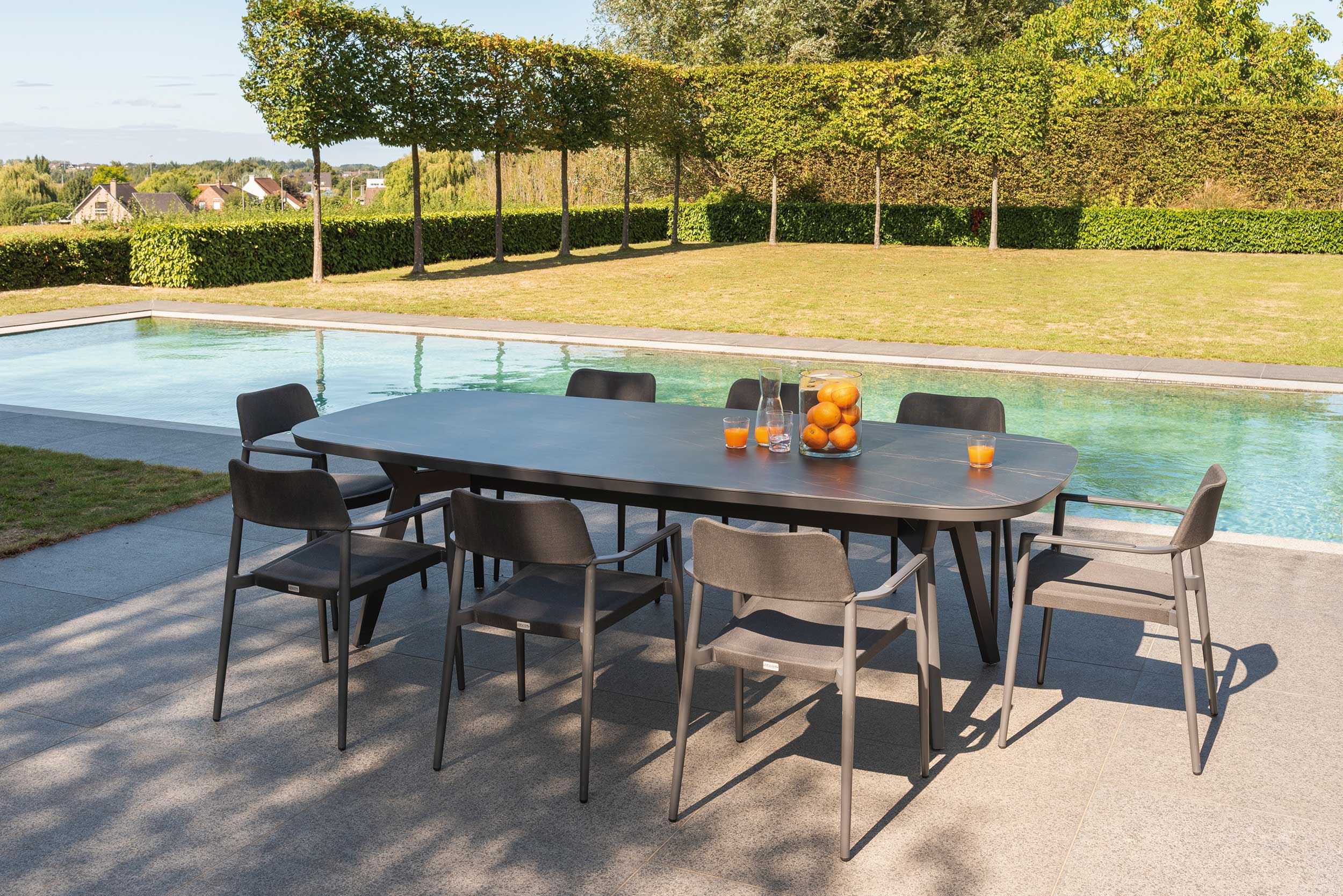 Chaise de jardin Pili - anthracite - Image 2