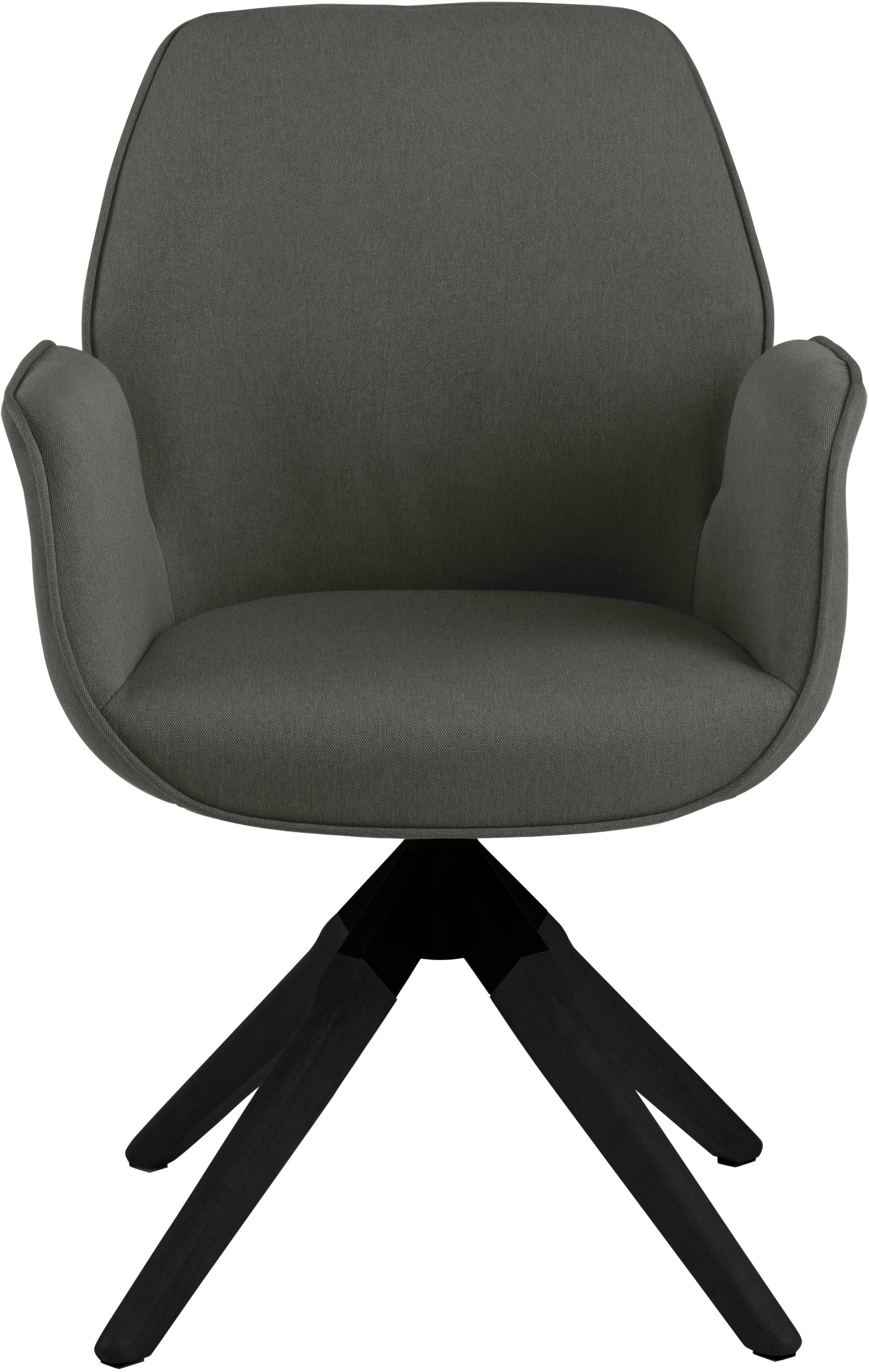 Chaise de salle à manger Aubin - pivotant - gris foncé - Image 12