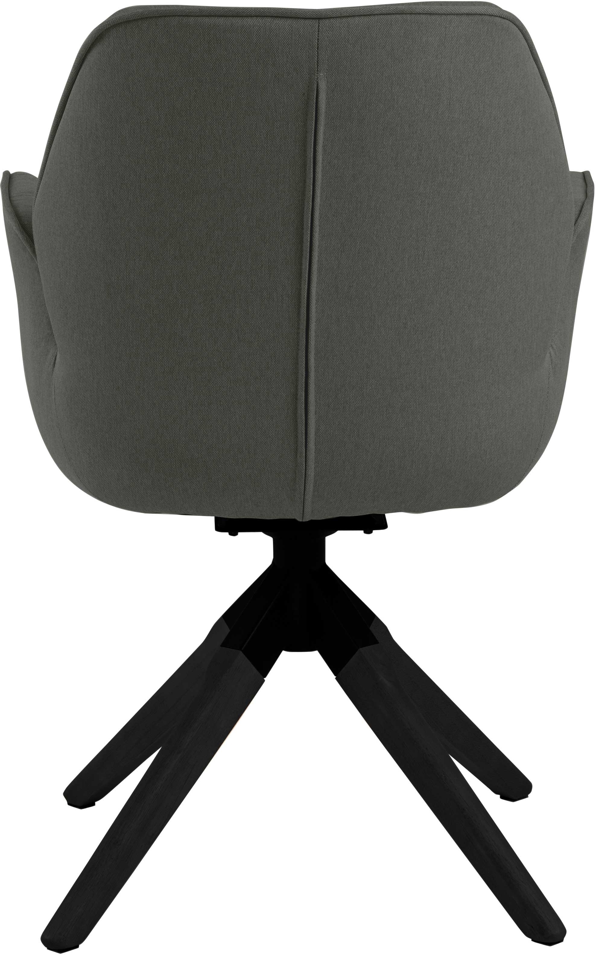 Chaise de salle à manger Aubin - pivotant - gris foncé - Image 8