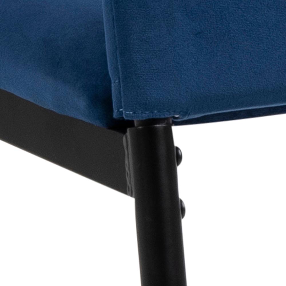 Chaise de salle à manger Demina - bleu foncé - Image 8