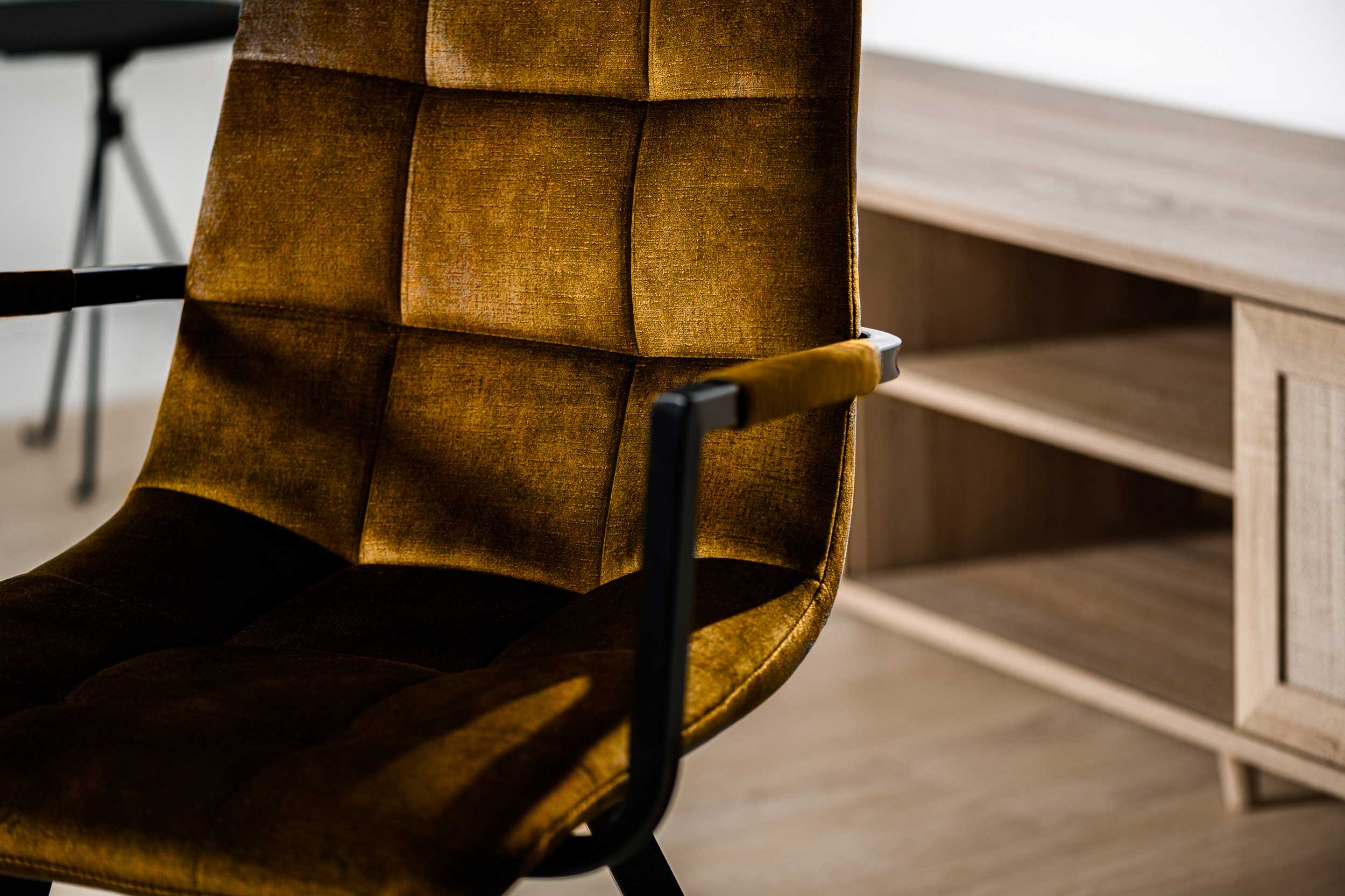 Chaise de salle à manger Kana - ochre - Image 7