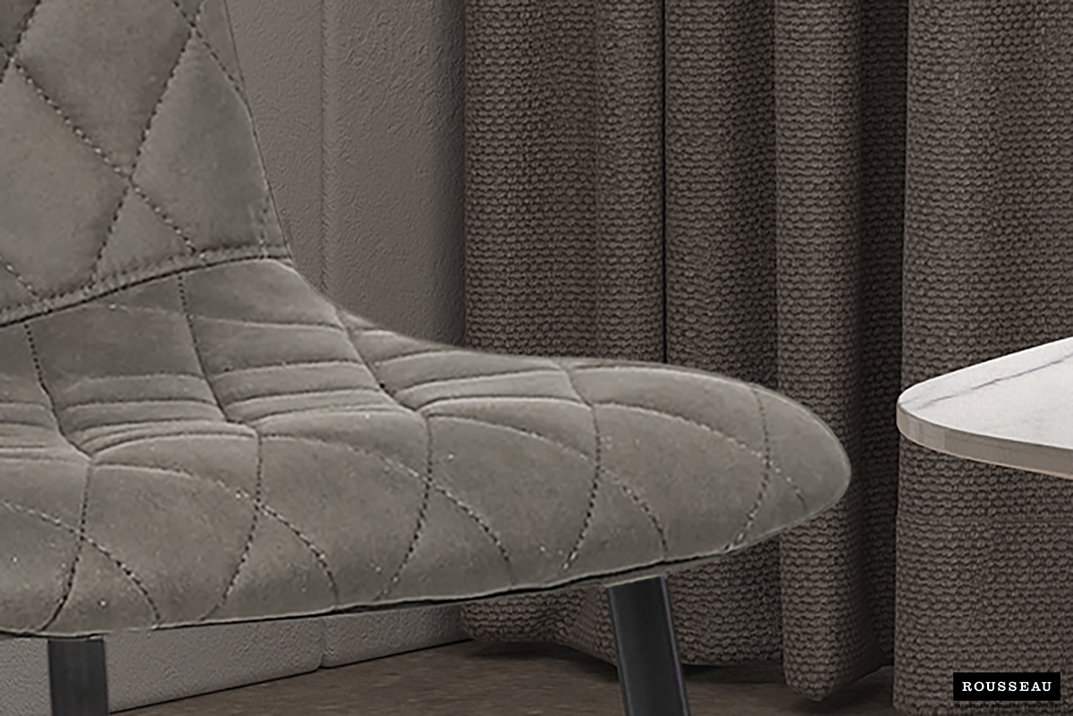 Chaise de salle à manger Maletto-gris - Image 3