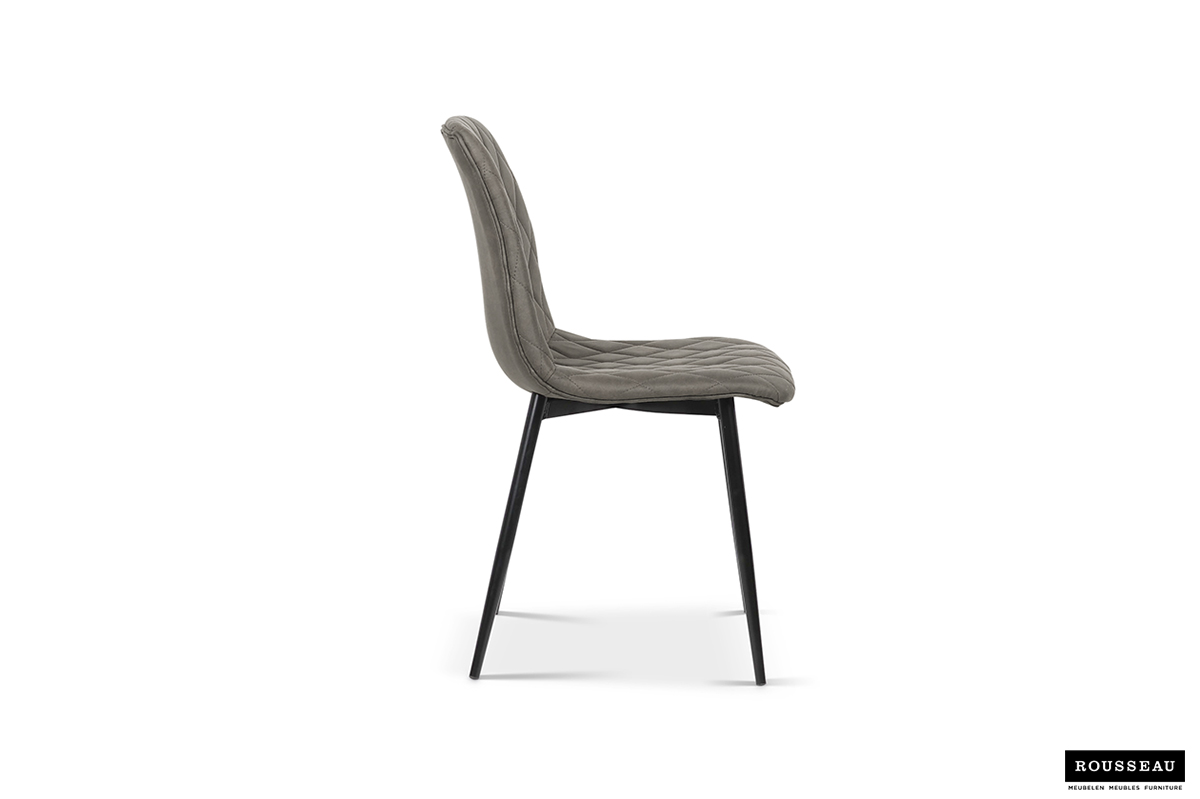 Chaise de salle à manger Maletto-gris - Image 8